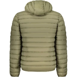 Green Polyamide Men Jacket