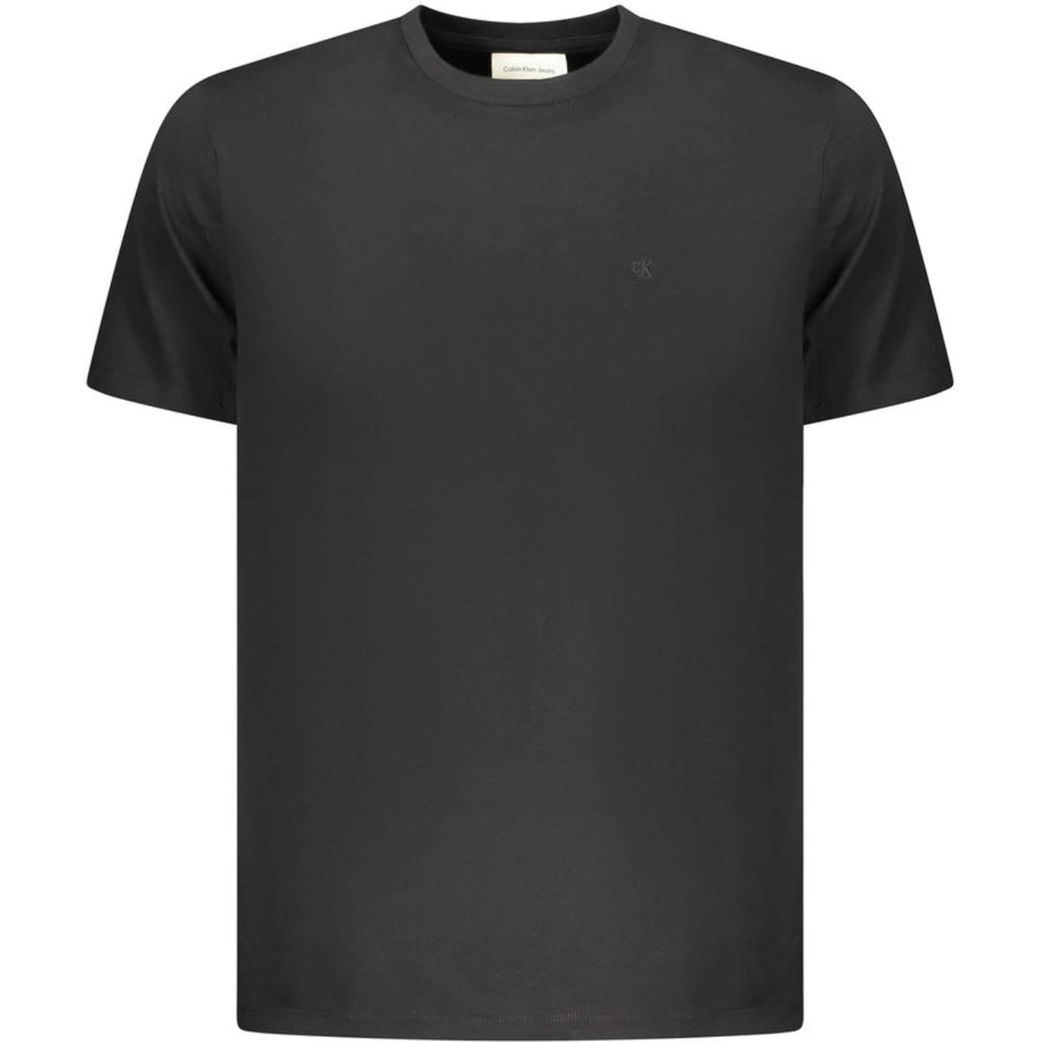 Black Cotton Men T-Shirt