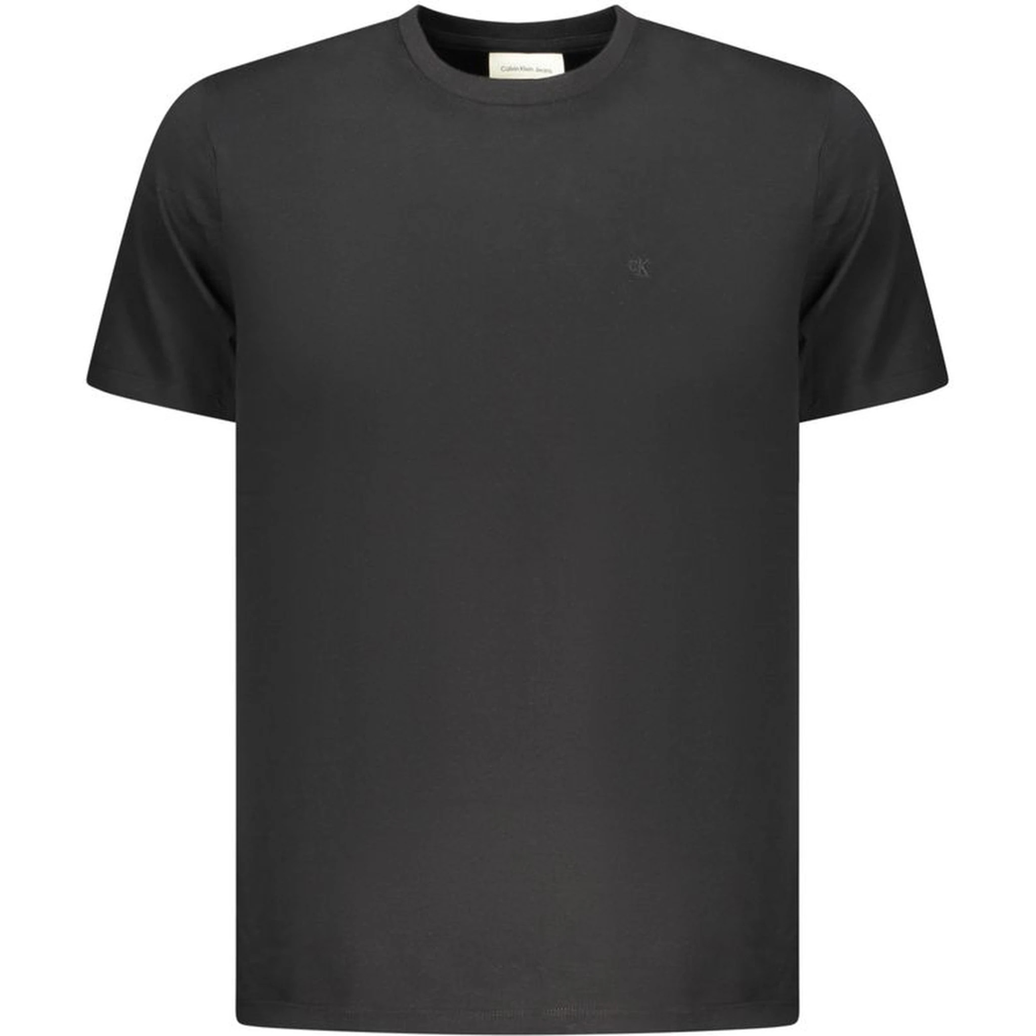 Black Cotton Men T-Shirt