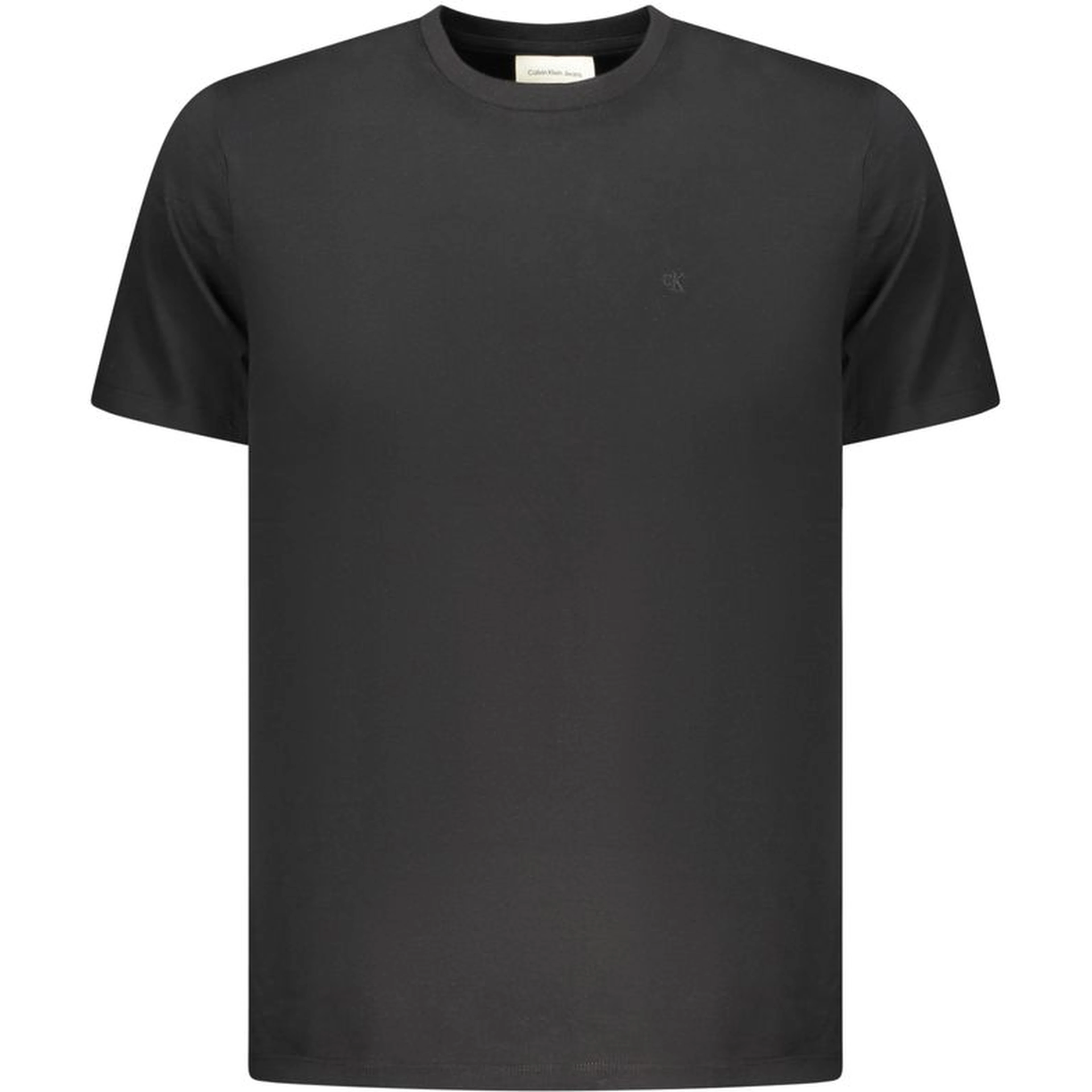 Black Cotton Men T-Shirt