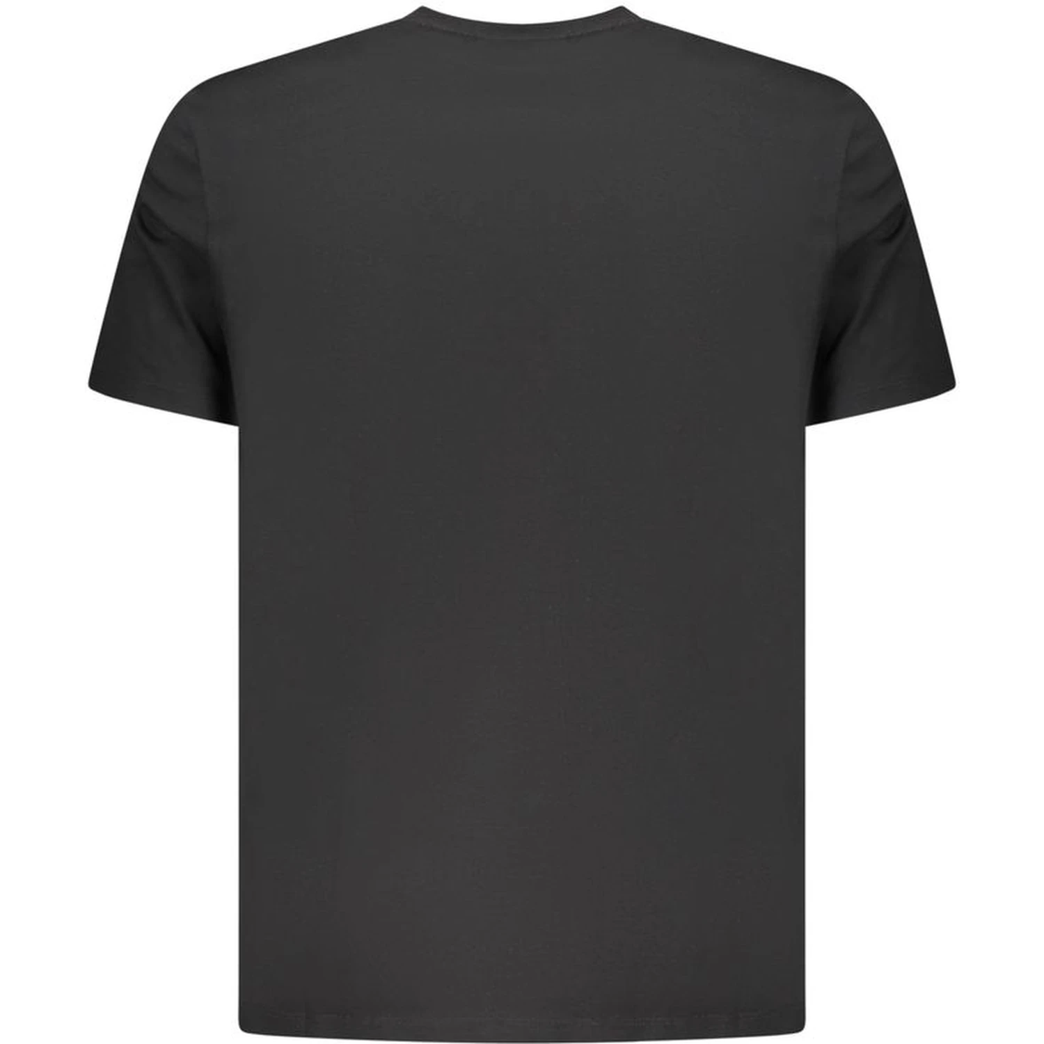 Black Cotton Men T-Shirt