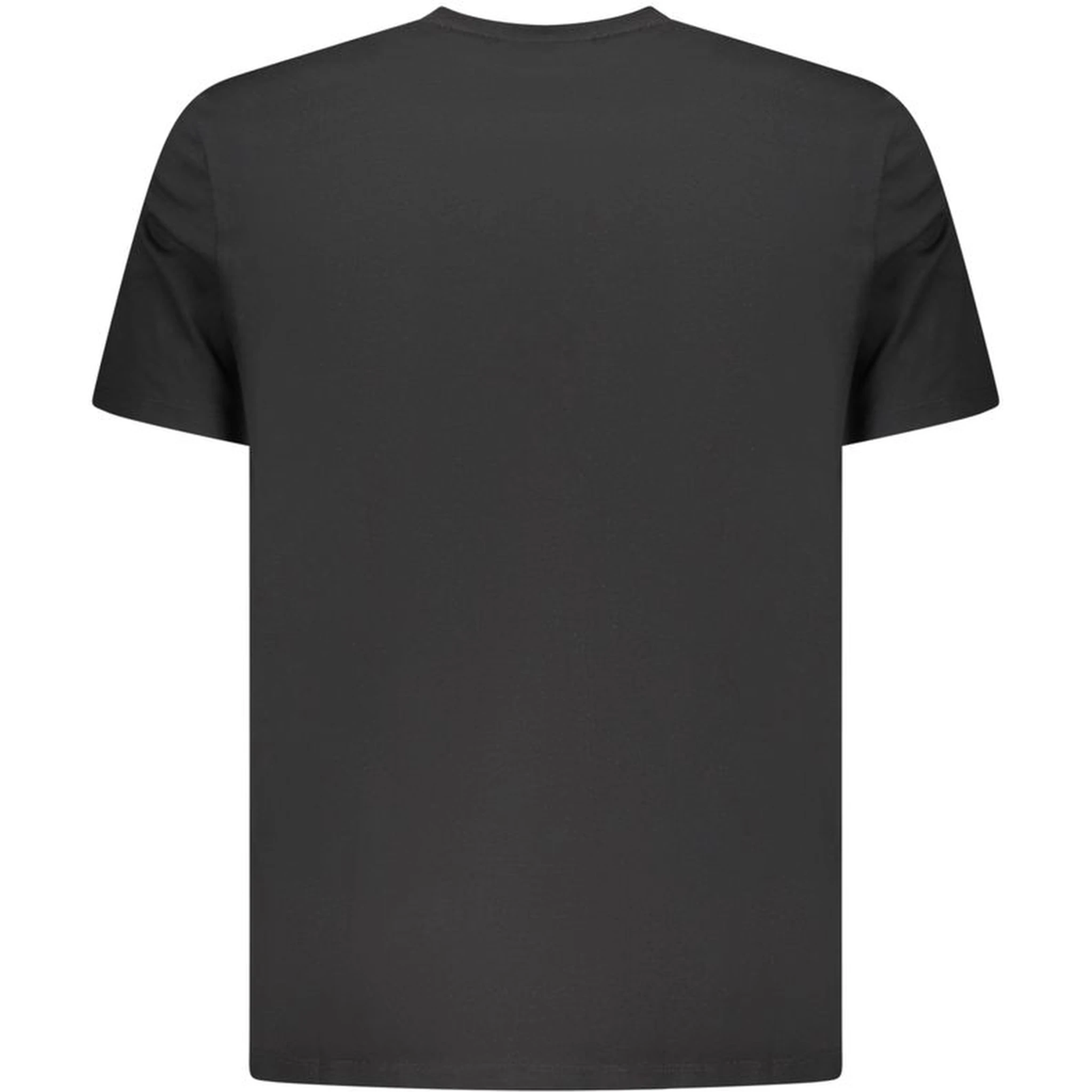 Black Cotton Men T-Shirt
