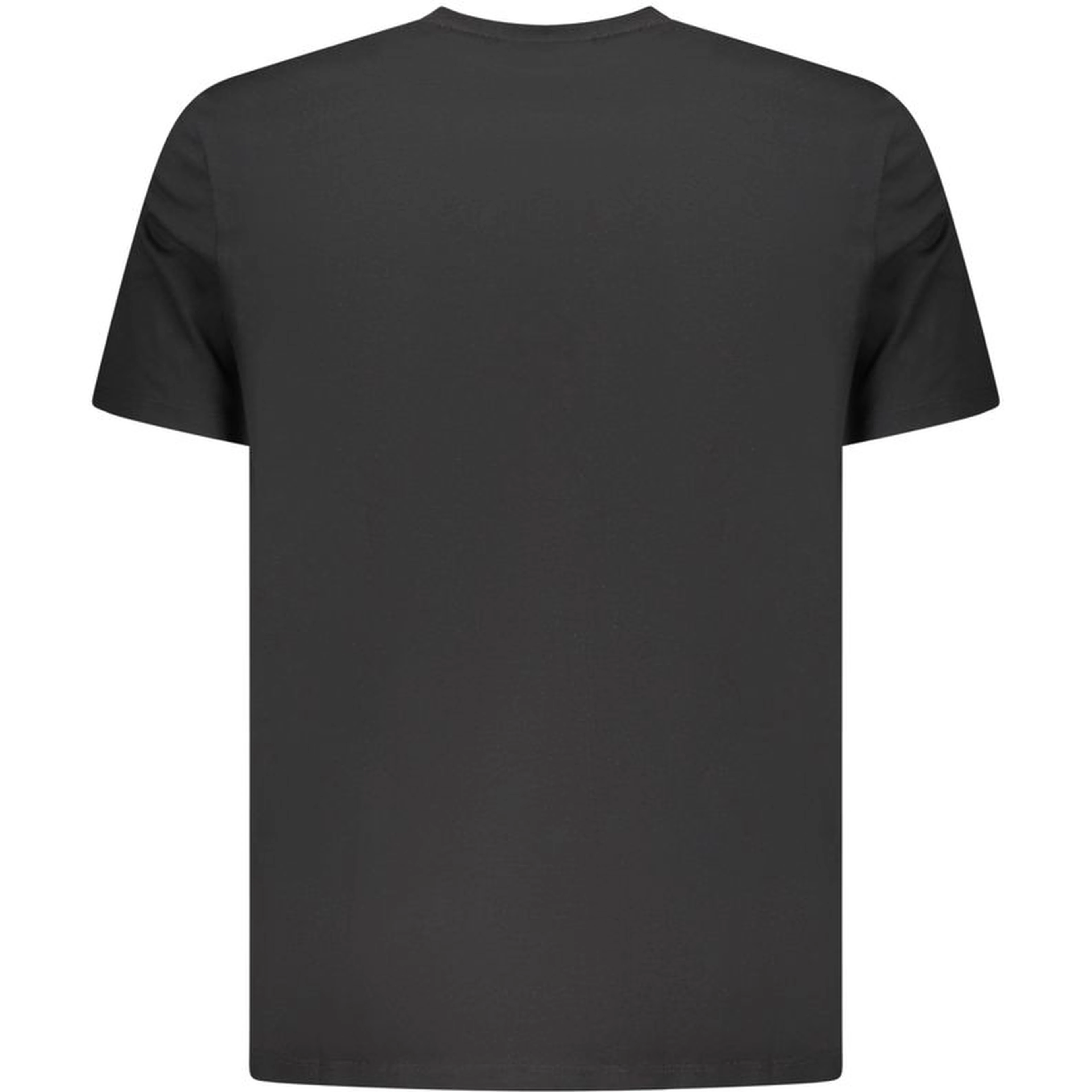 Black Cotton Men T-Shirt