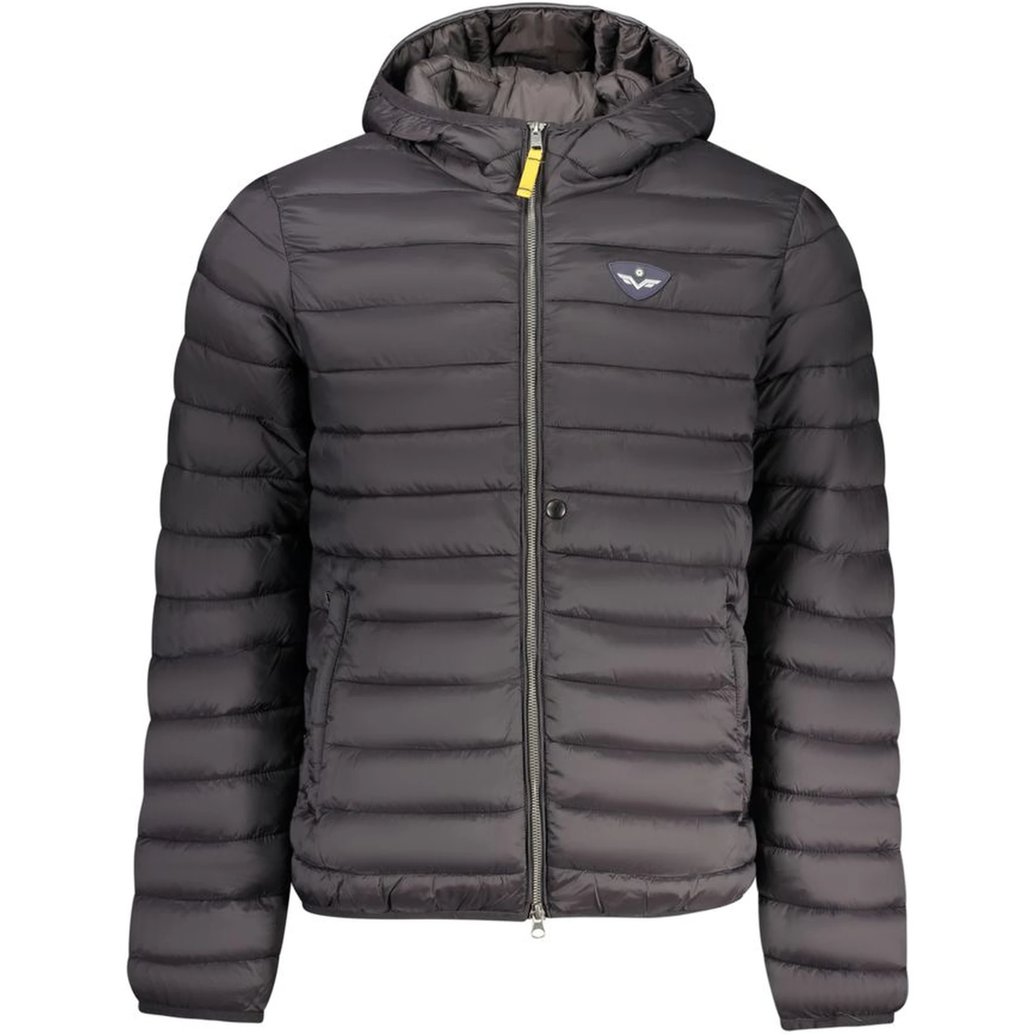 Black Polyamide Men Jacket