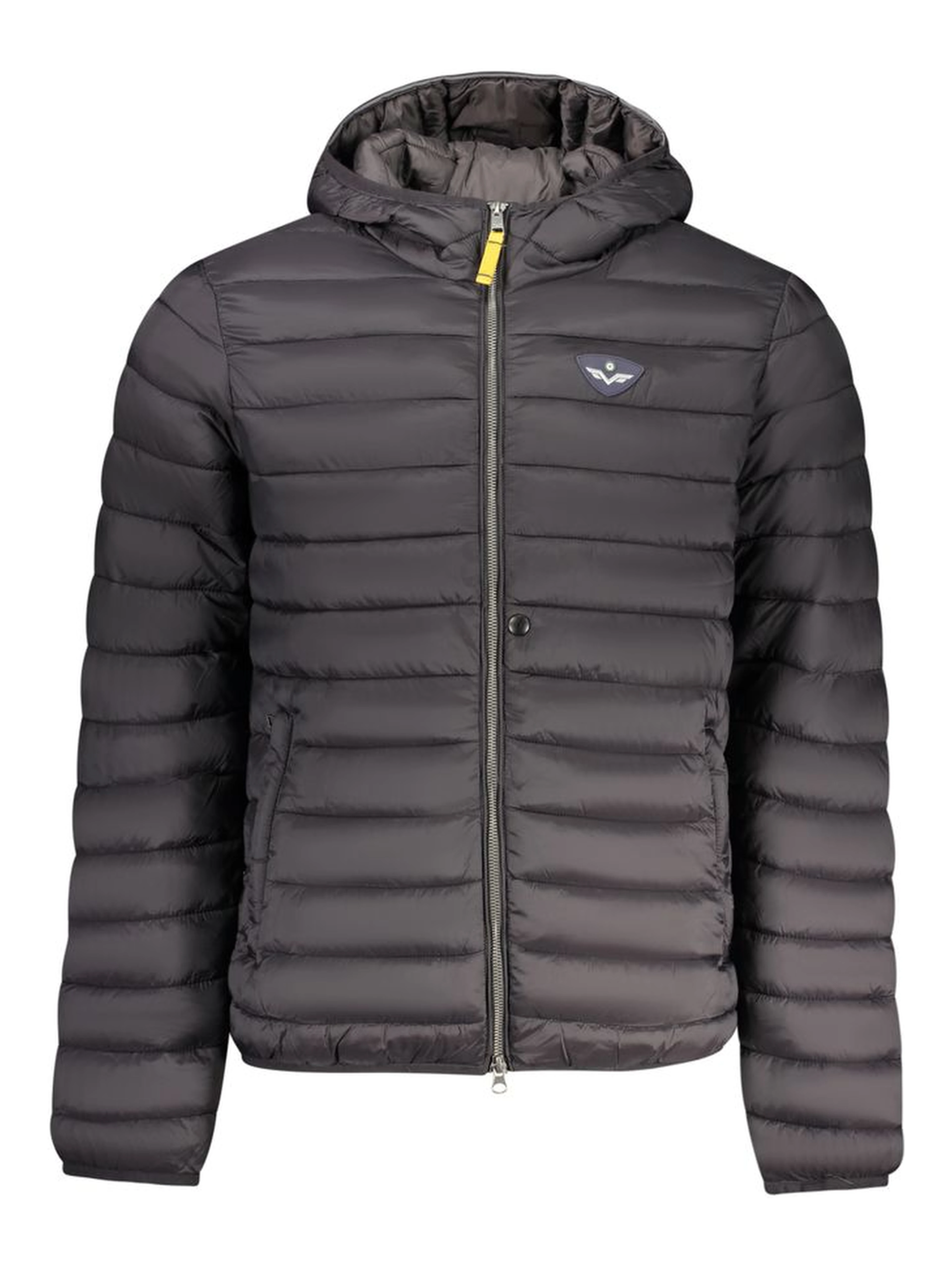 Black Polyamide Men Jacket