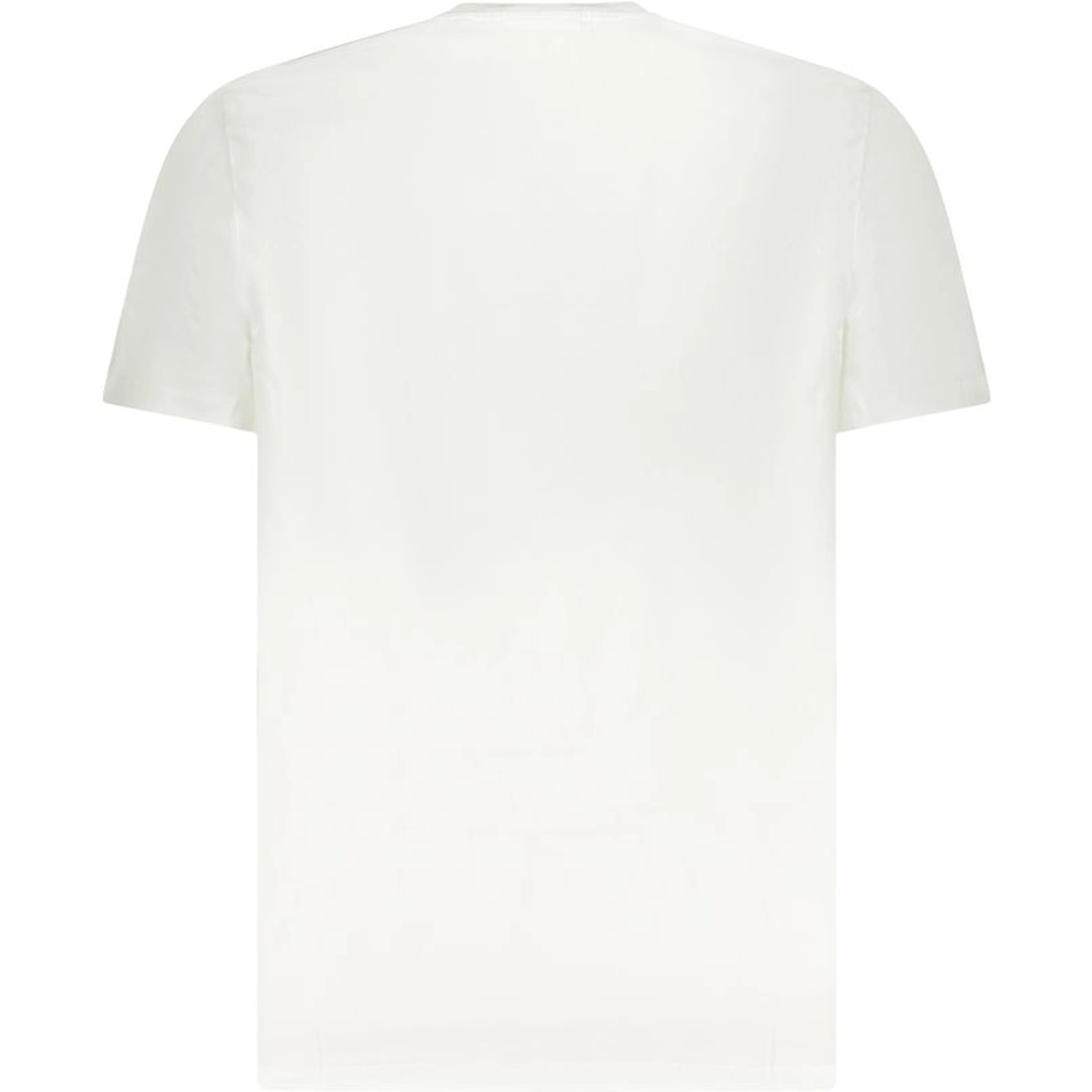 White Cotton Men T-Shirt