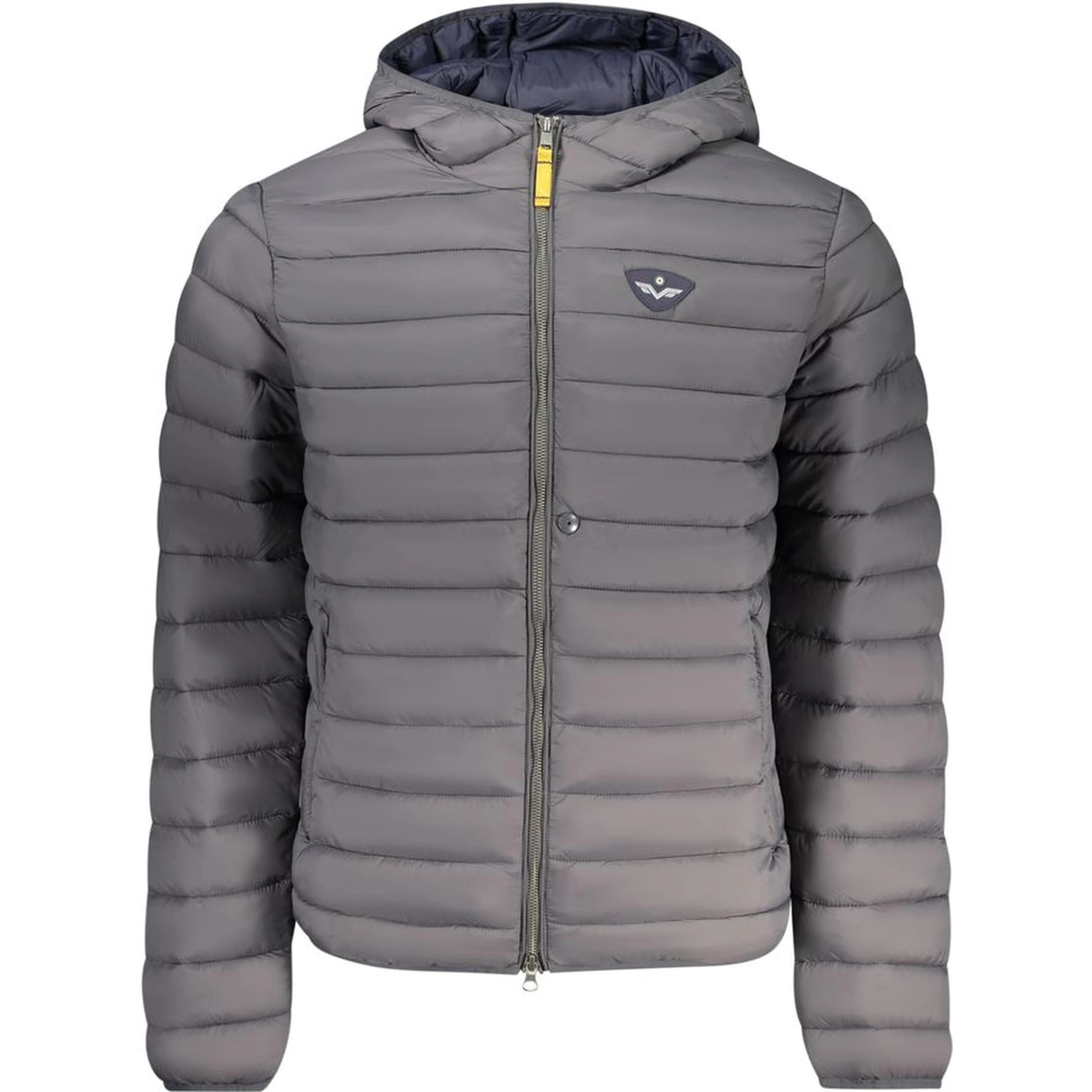 Gray Polyamide Men Jacket