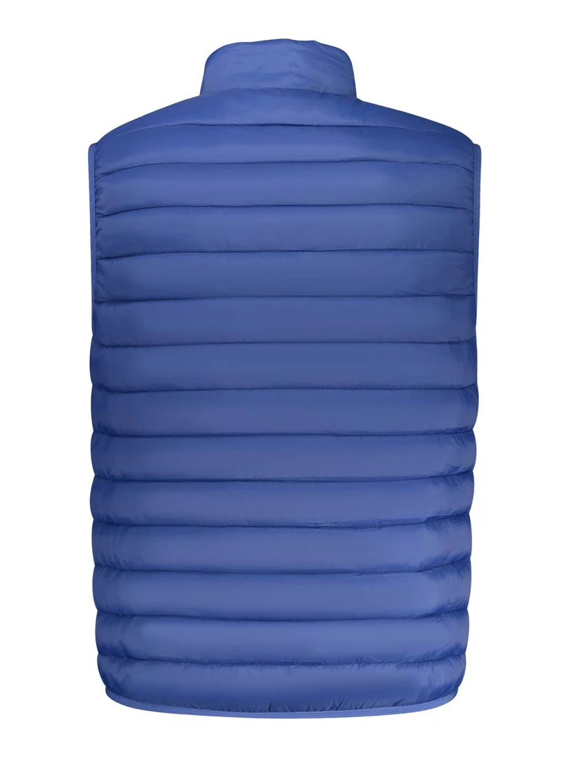 Blue Polyamide Men Jacket