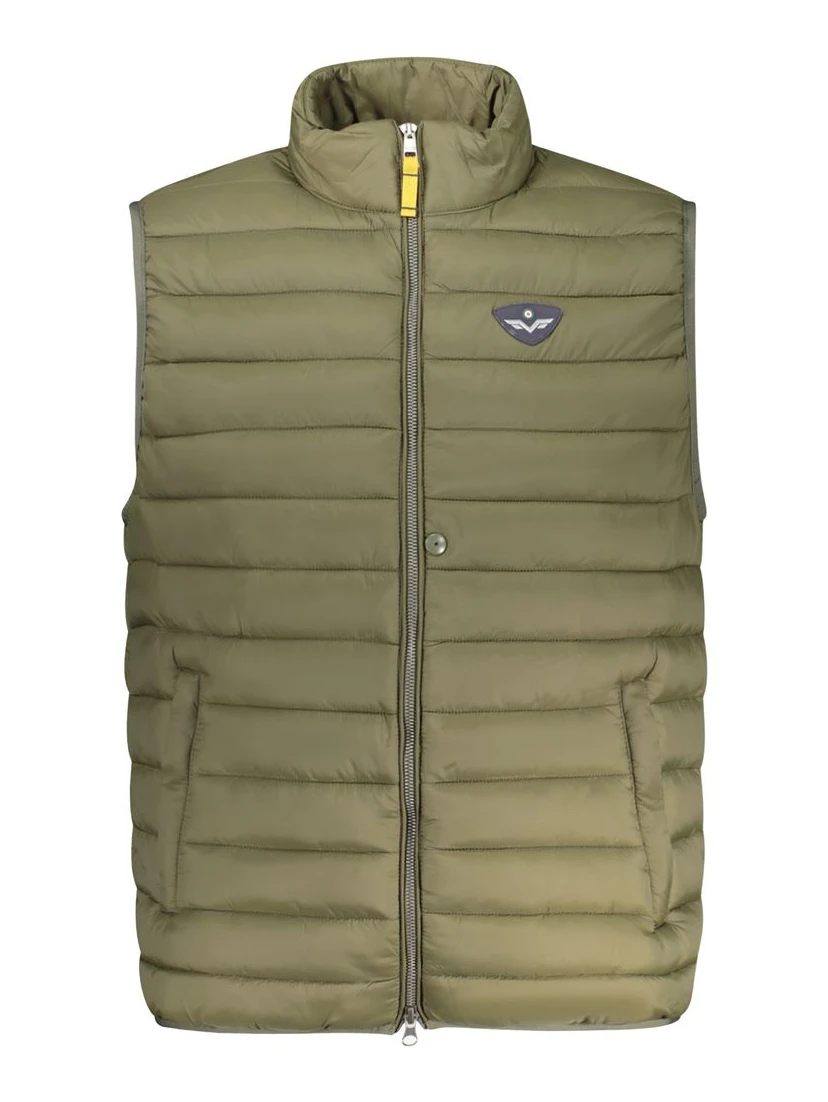 Green Polyamide Men Jacket