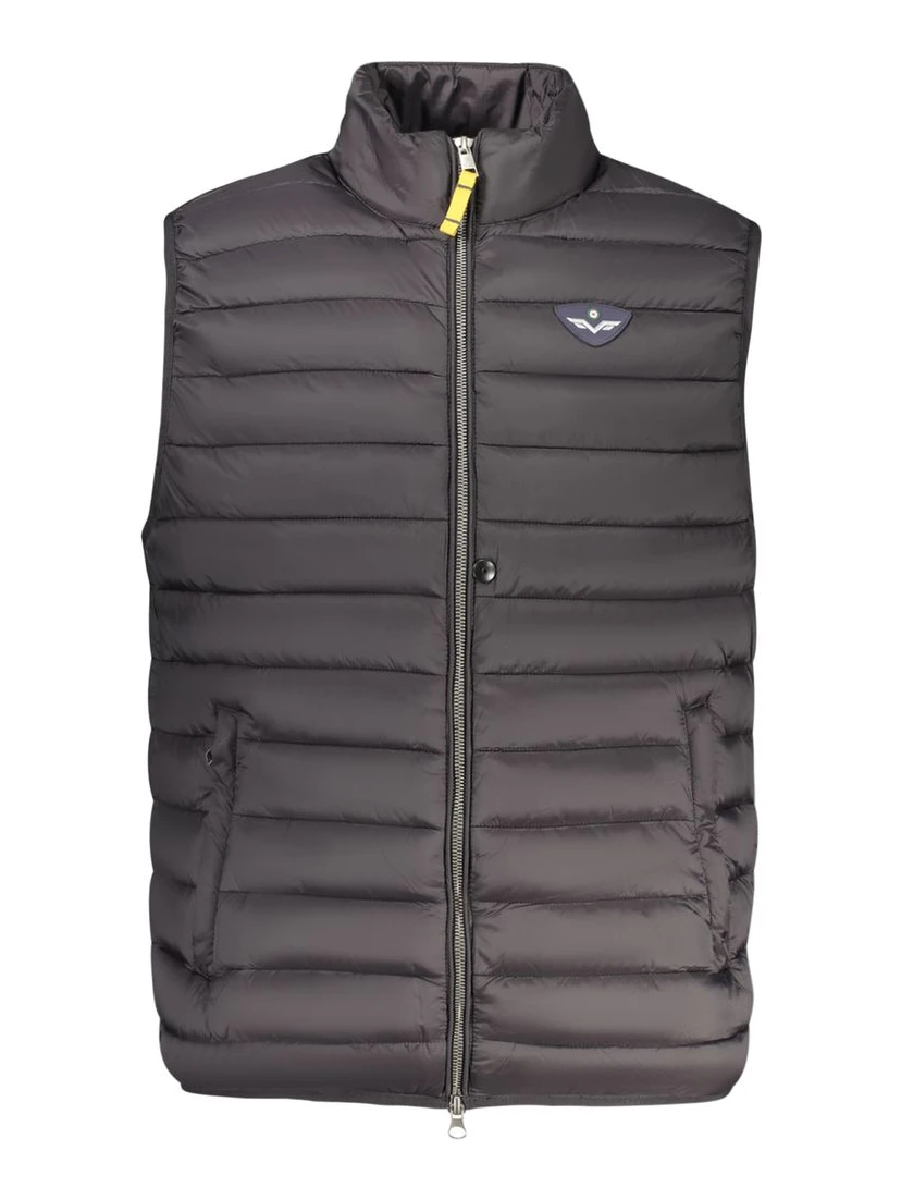 Black Polyamide Men Jacket