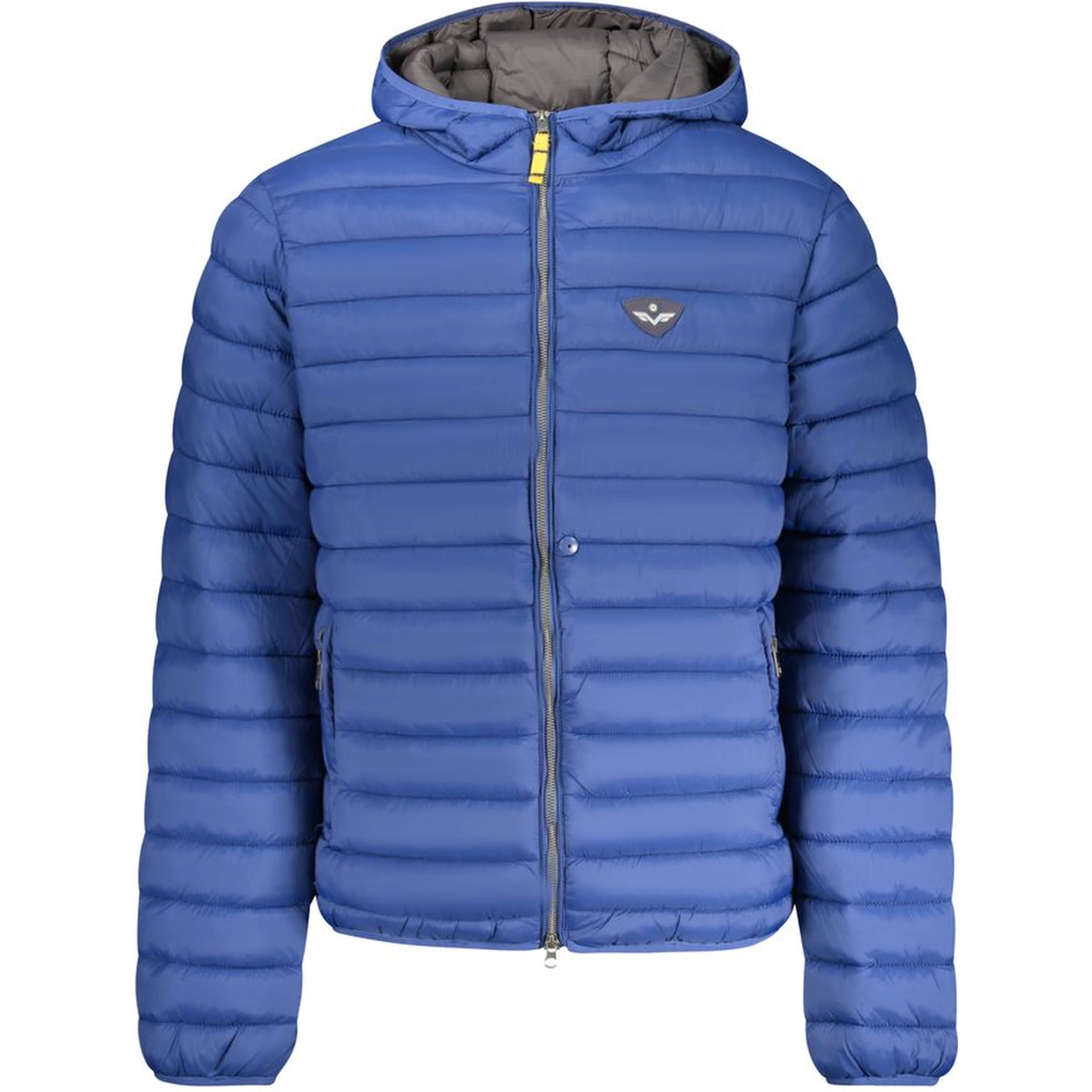 Blue Polyamide Men Jacket