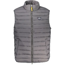 Gray Polyamide Men Jacket