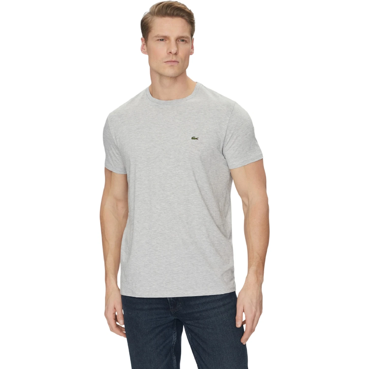 Lacoste T-shirts and Polos Grey