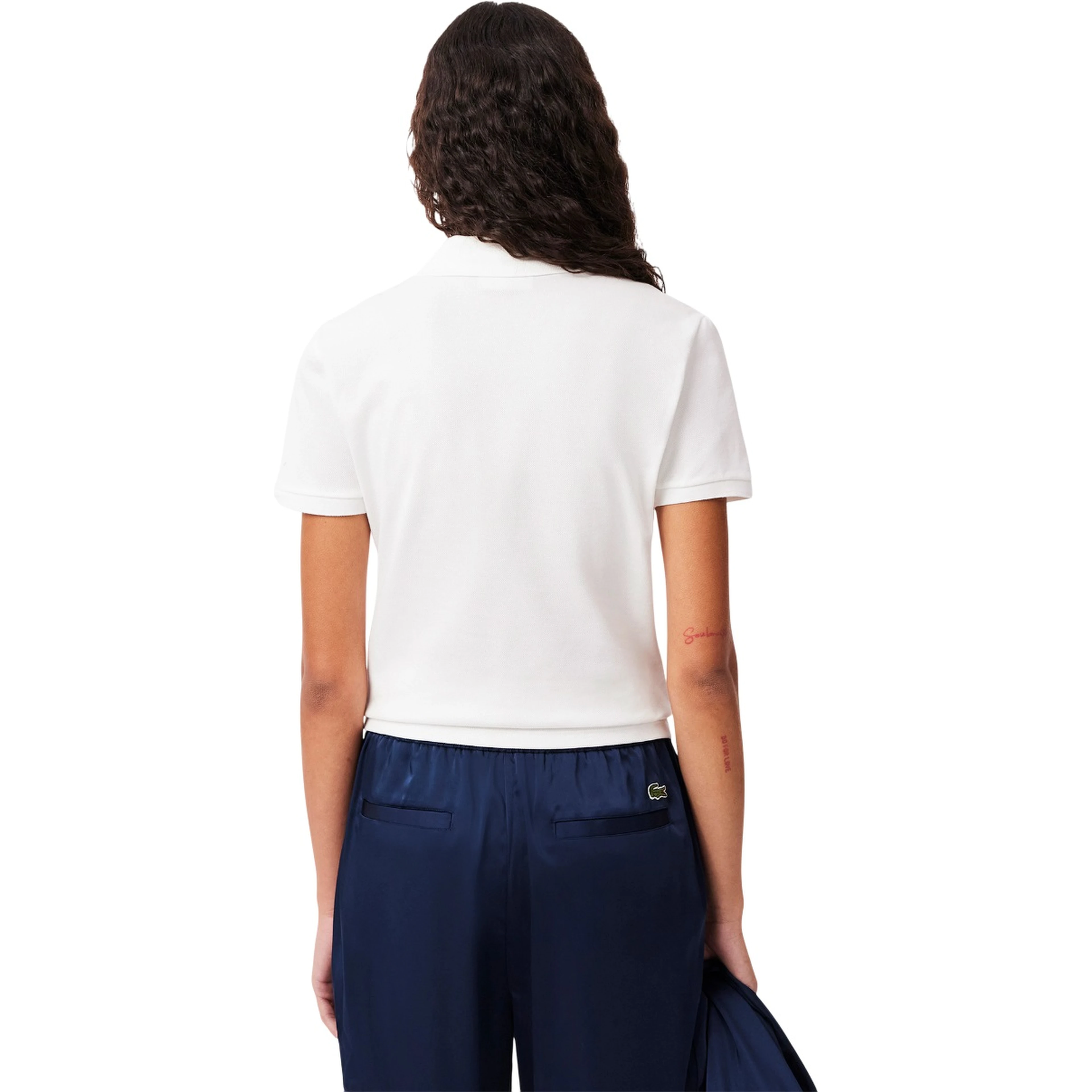 embroidered-logo polo shirt