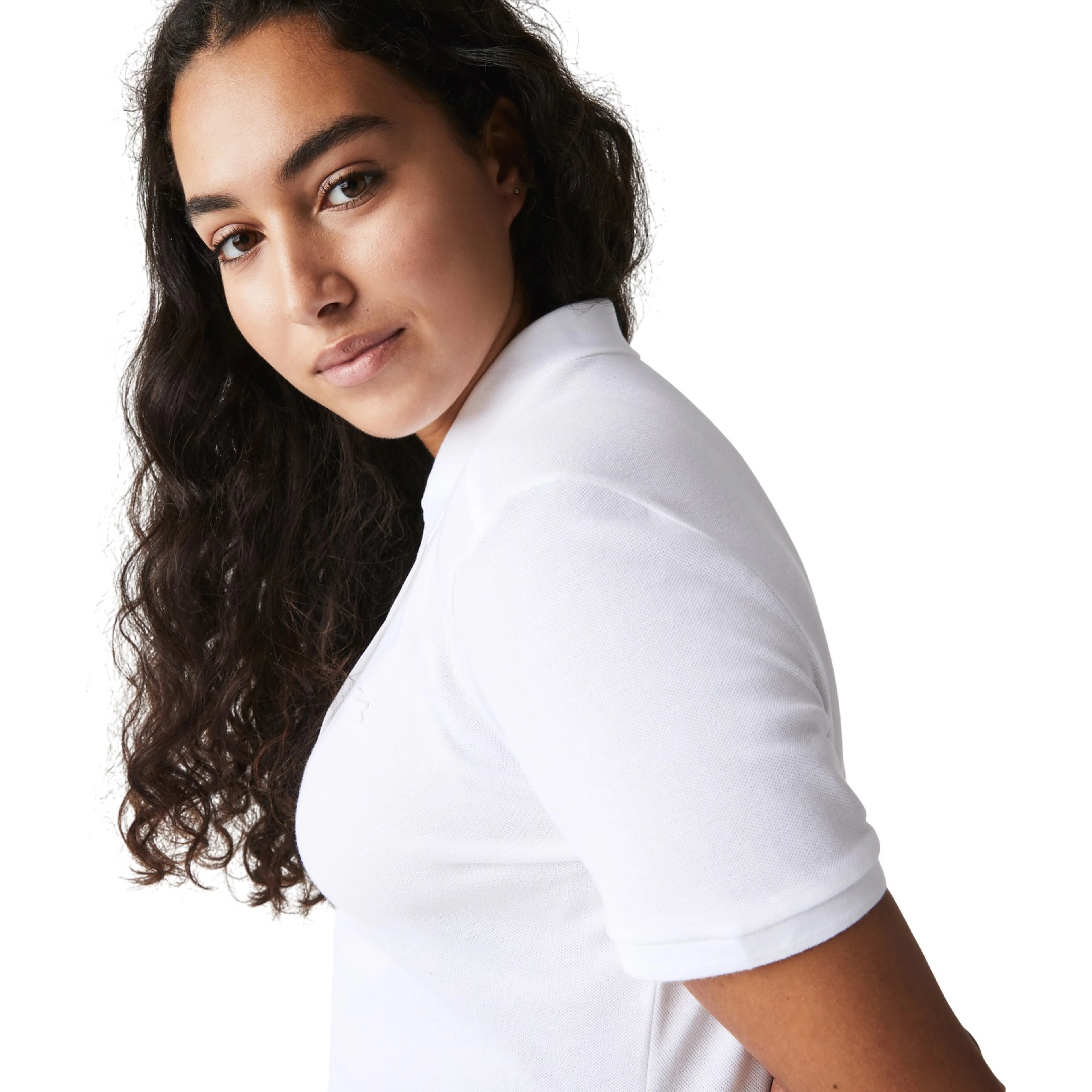 embroidered-logo polo shirt