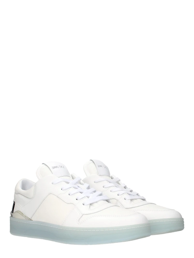 White Leather Low Top Sneakers alternative