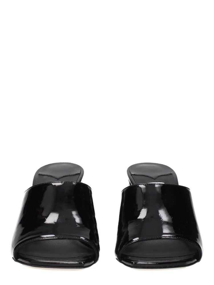 Black Leather Platform Sandals alternative