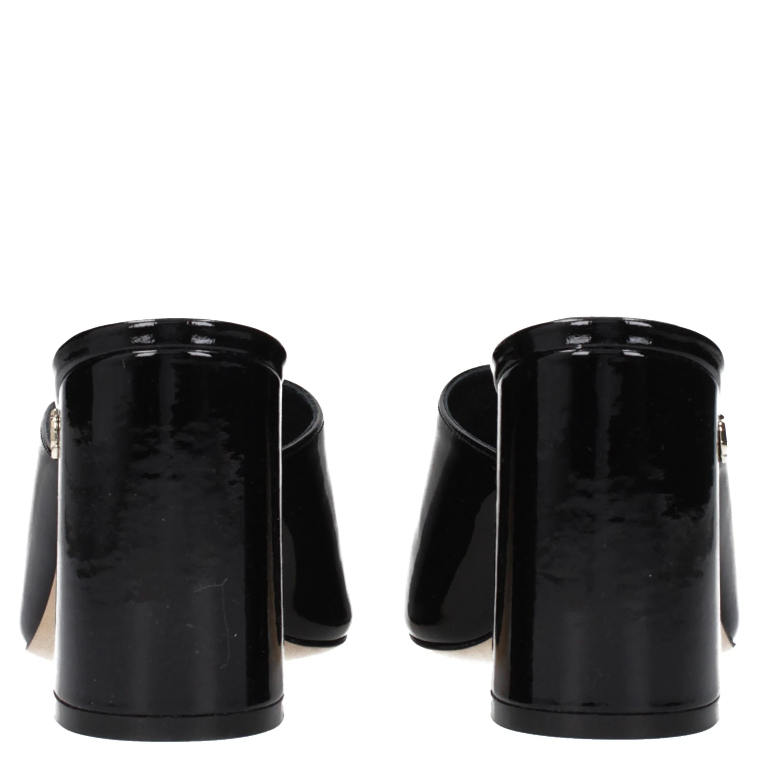 Black Leather Platform Sandals