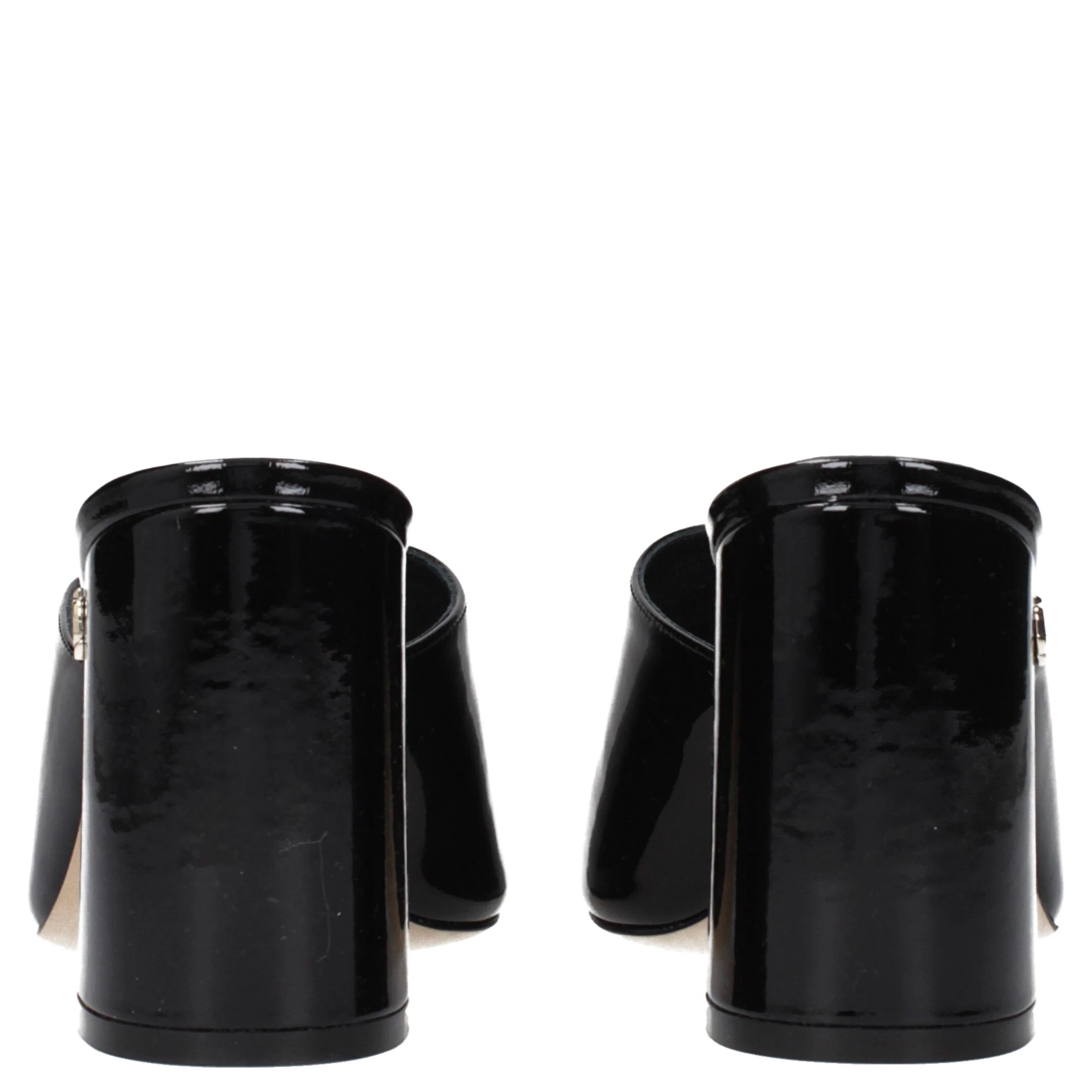 Black Leather Platform Sandals