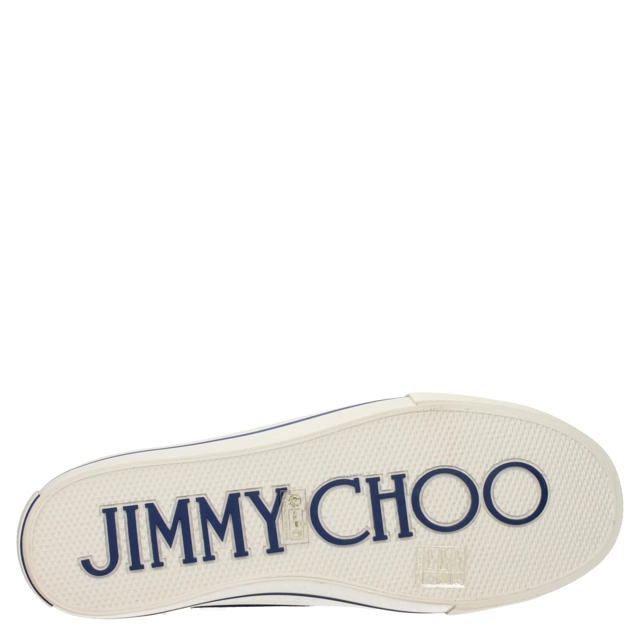 Blue Fabric Low Top Sneakers