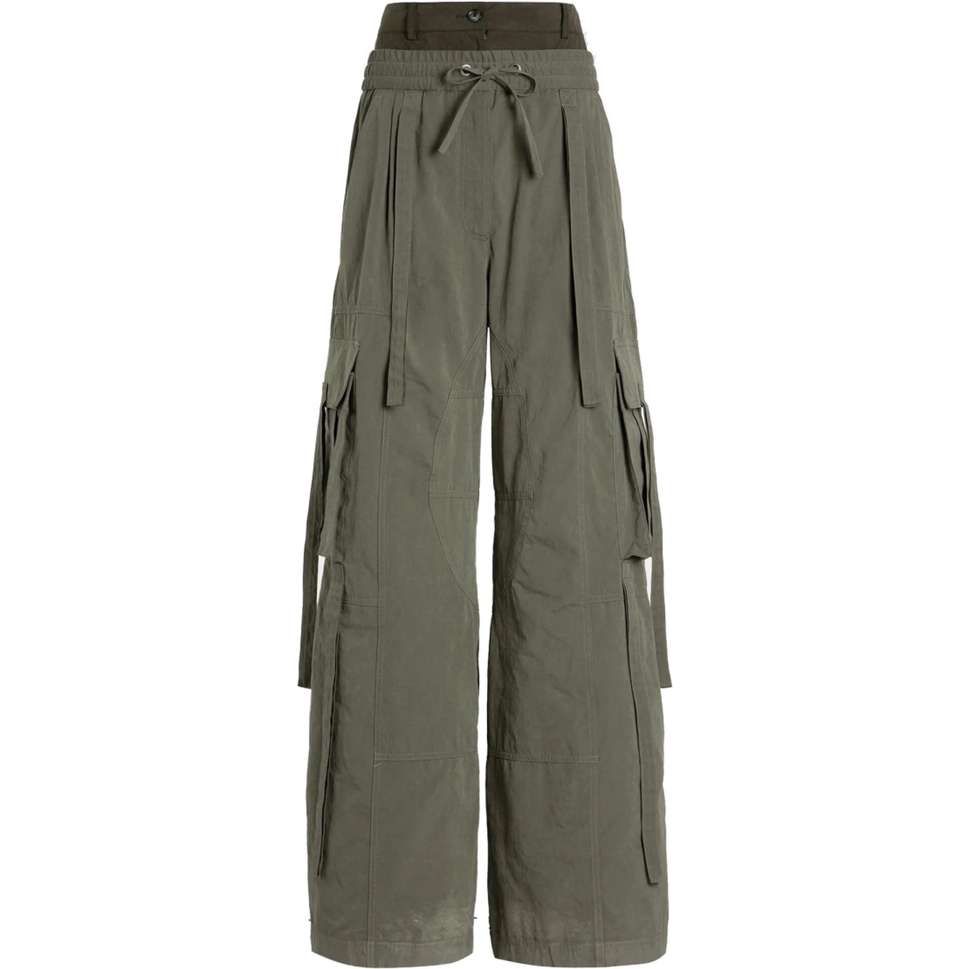 WAXED FAILLE PANTS