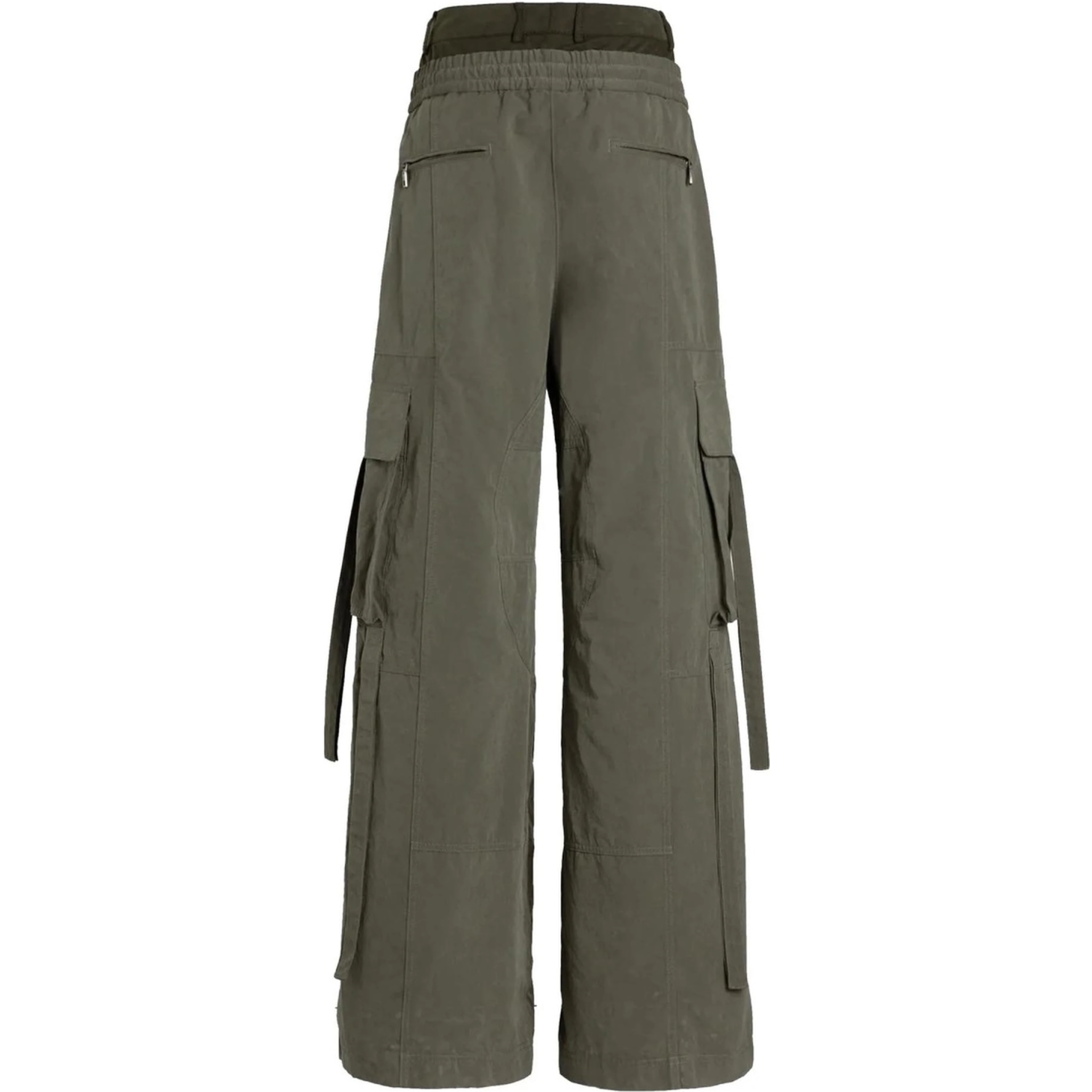 WAXED FAILLE PANTS