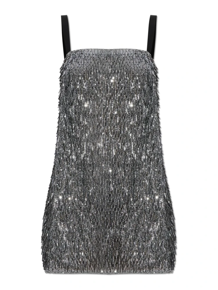 SEQUINED MINI DRESS