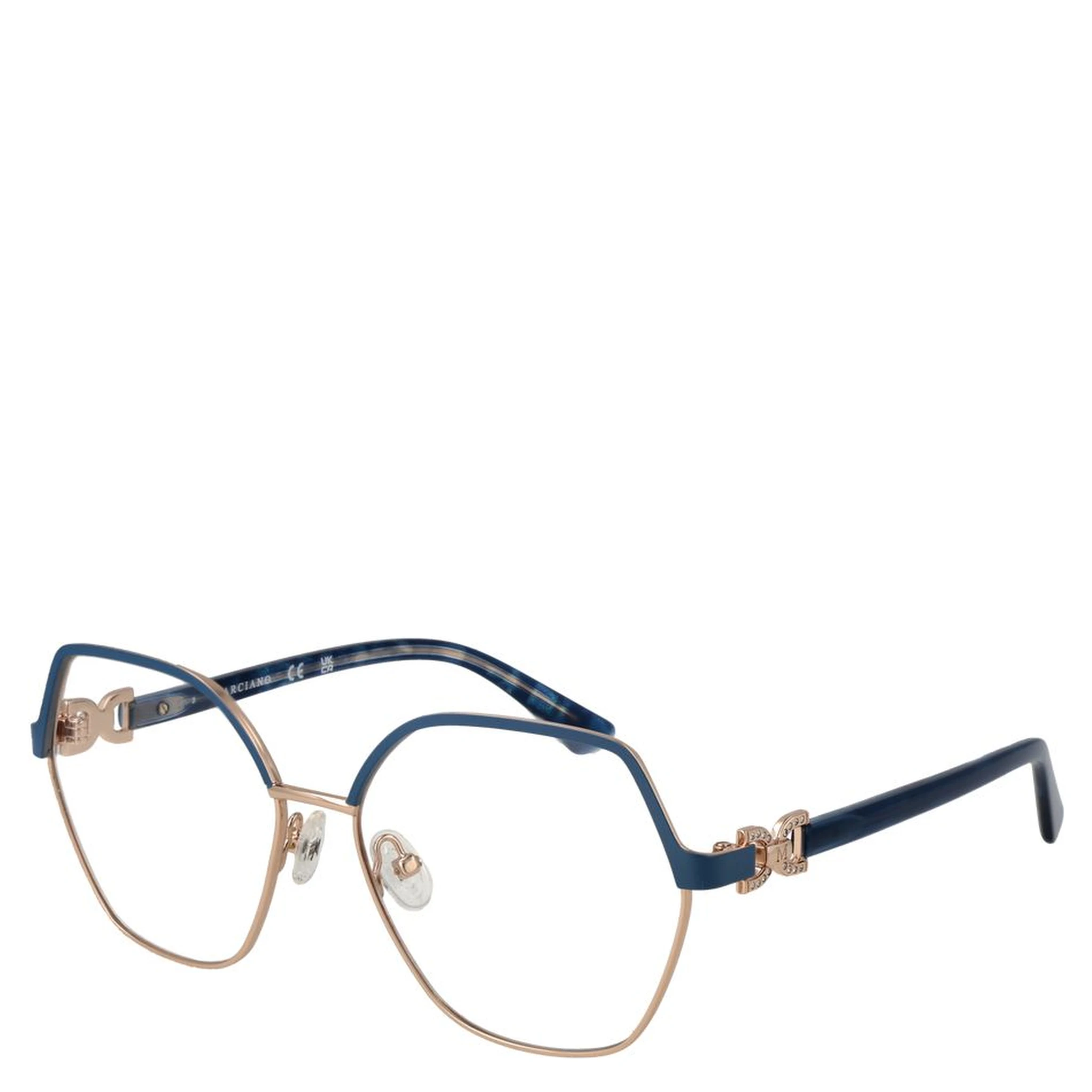 Blue Metal Glasses (Frames)