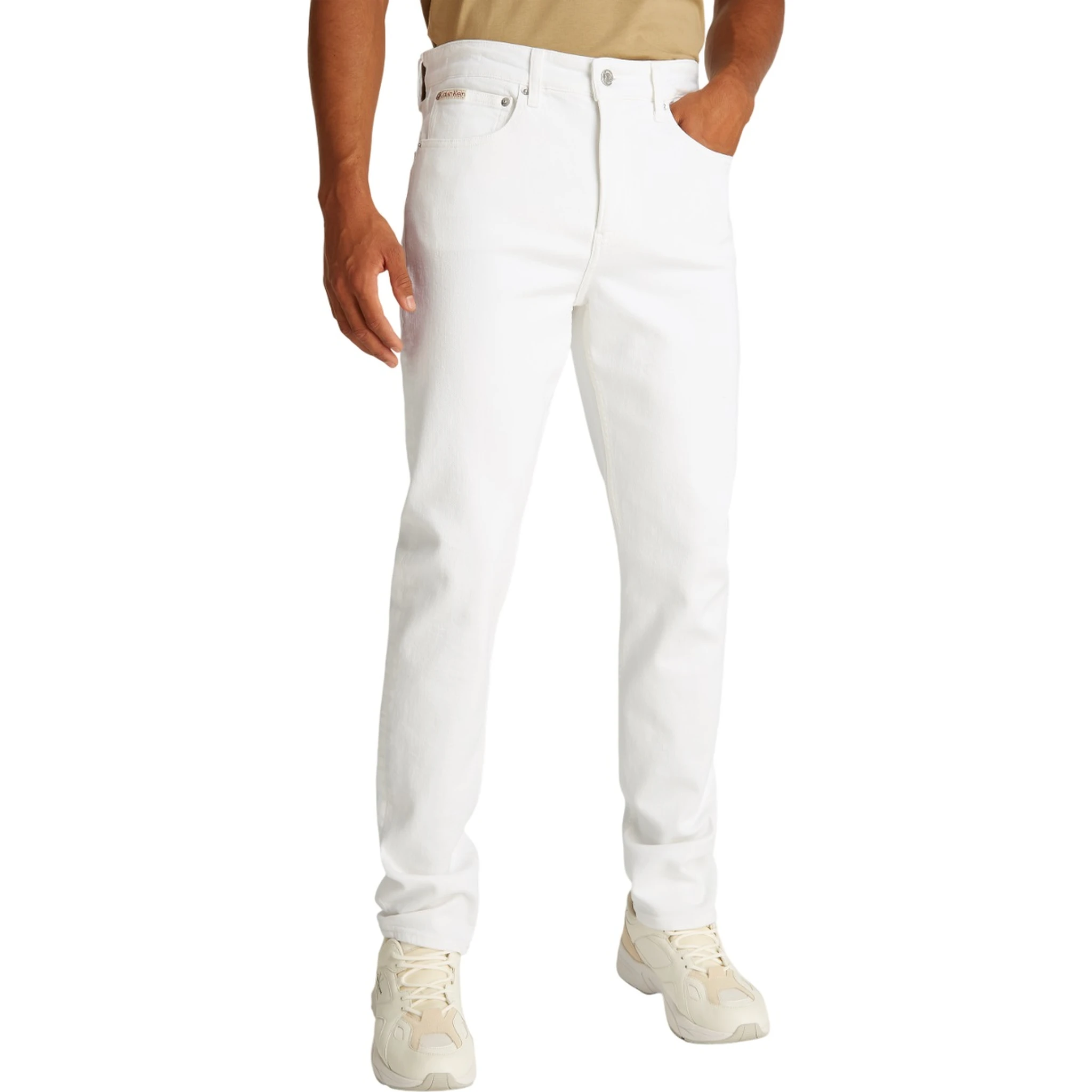 جينز كالفن كلاين أبيض