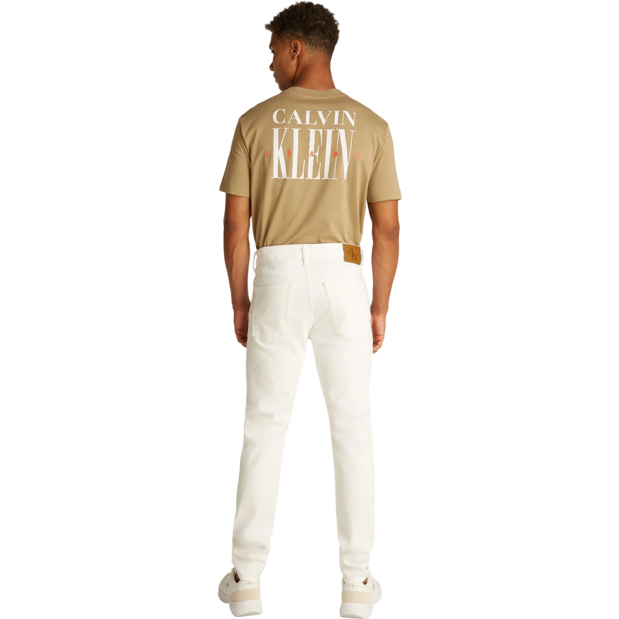 جينز كالفن كلاين أبيض