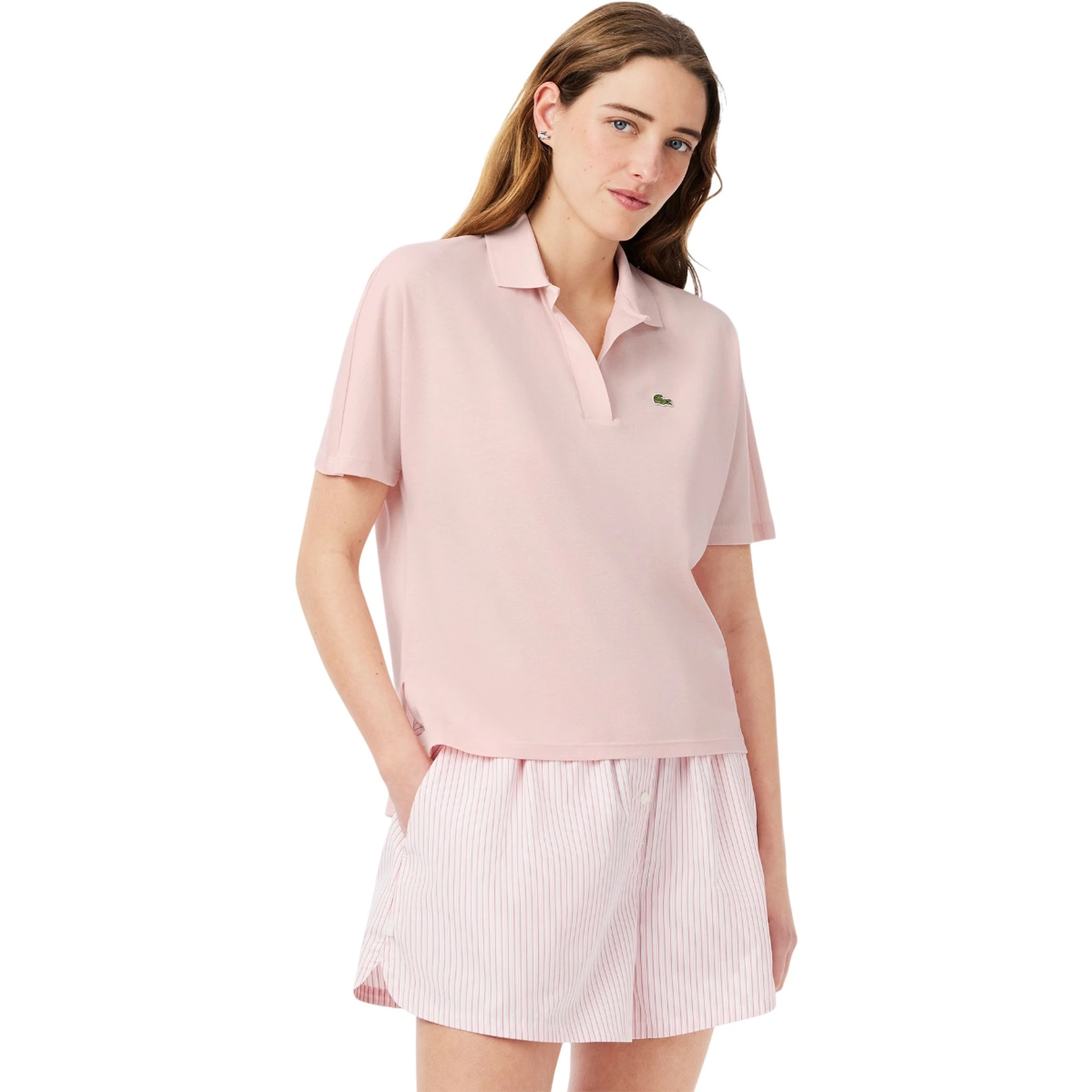 Lacoste T-shirts and Polos Pink
