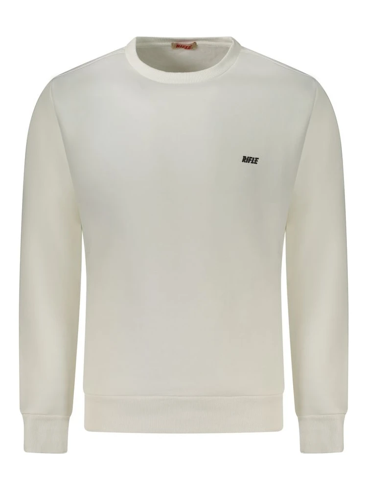Bianco Cotton Men Sweatshirt