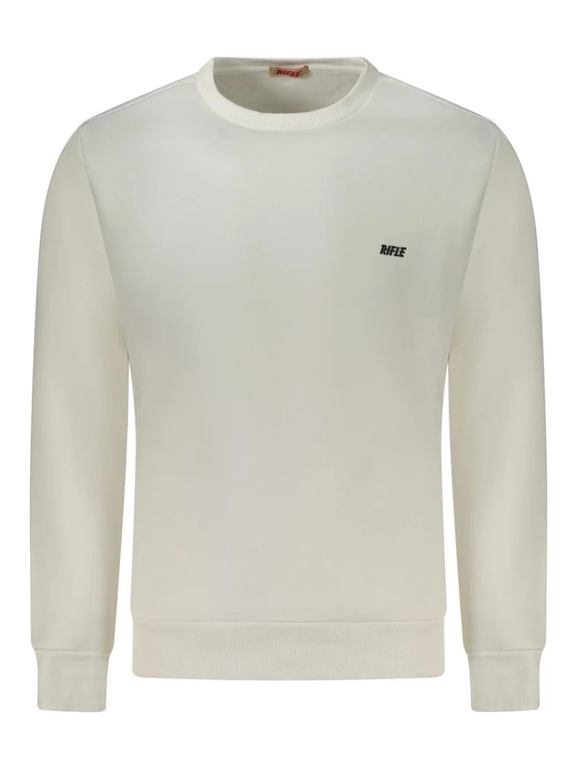 Bianco Cotton Men Sweatshirt