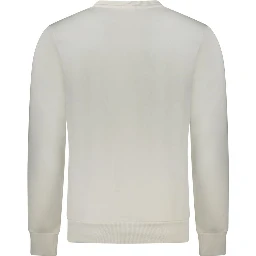 Bianco Cotton Men Sweatshirt