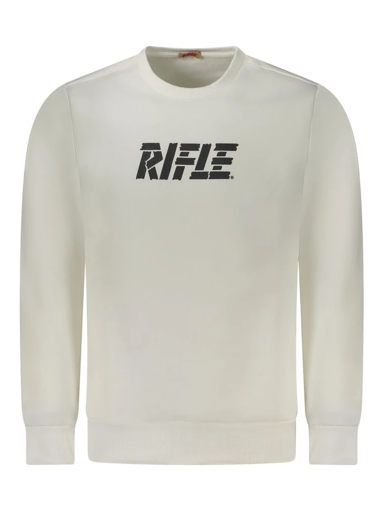 Bianco Cotton Men Sweatshirt