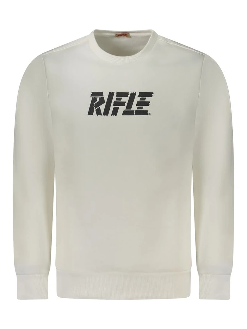 Bianco Cotton Men Sweatshirt