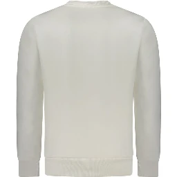 Bianco Cotton Men Sweatshirt