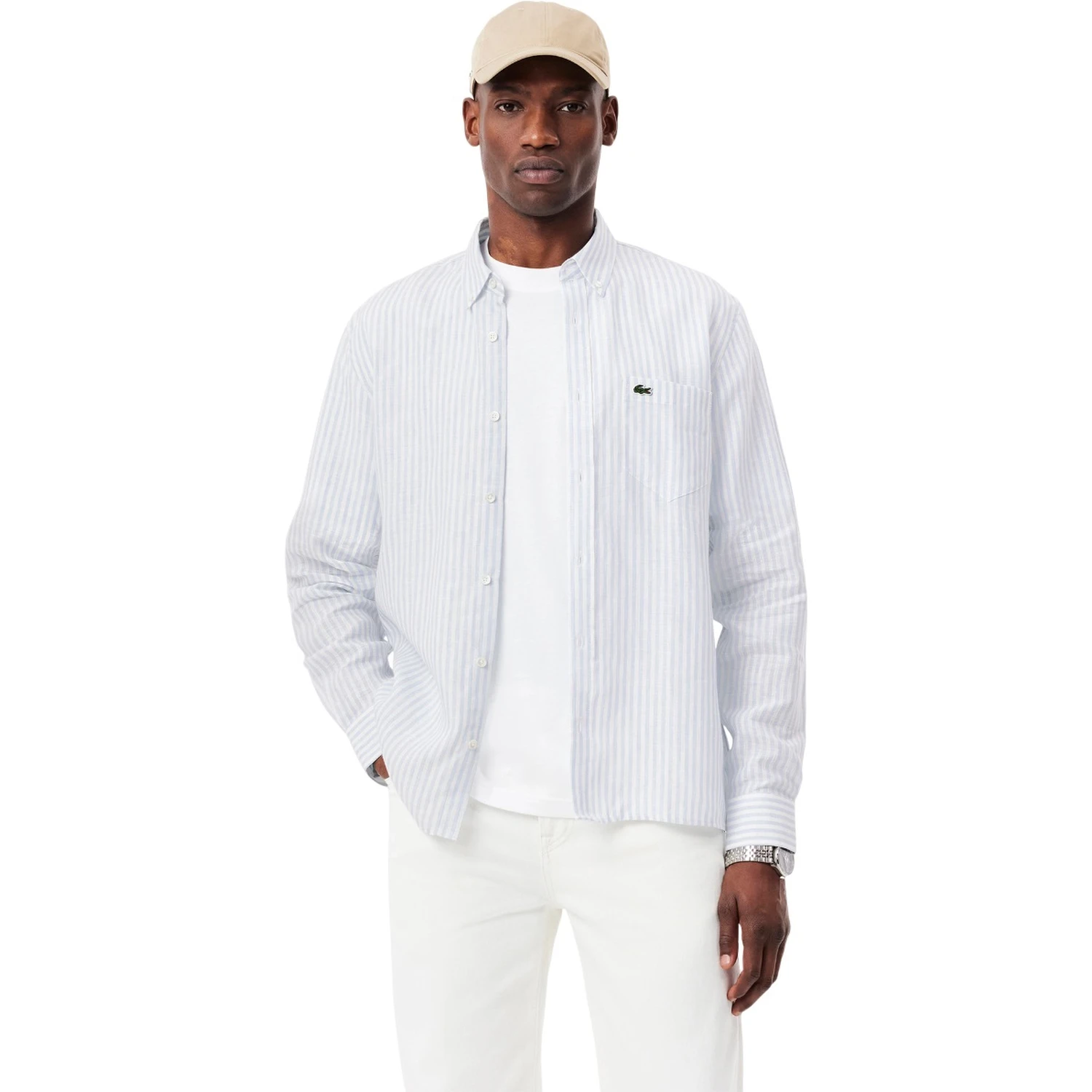 Lacoste Shirts Clear Blue