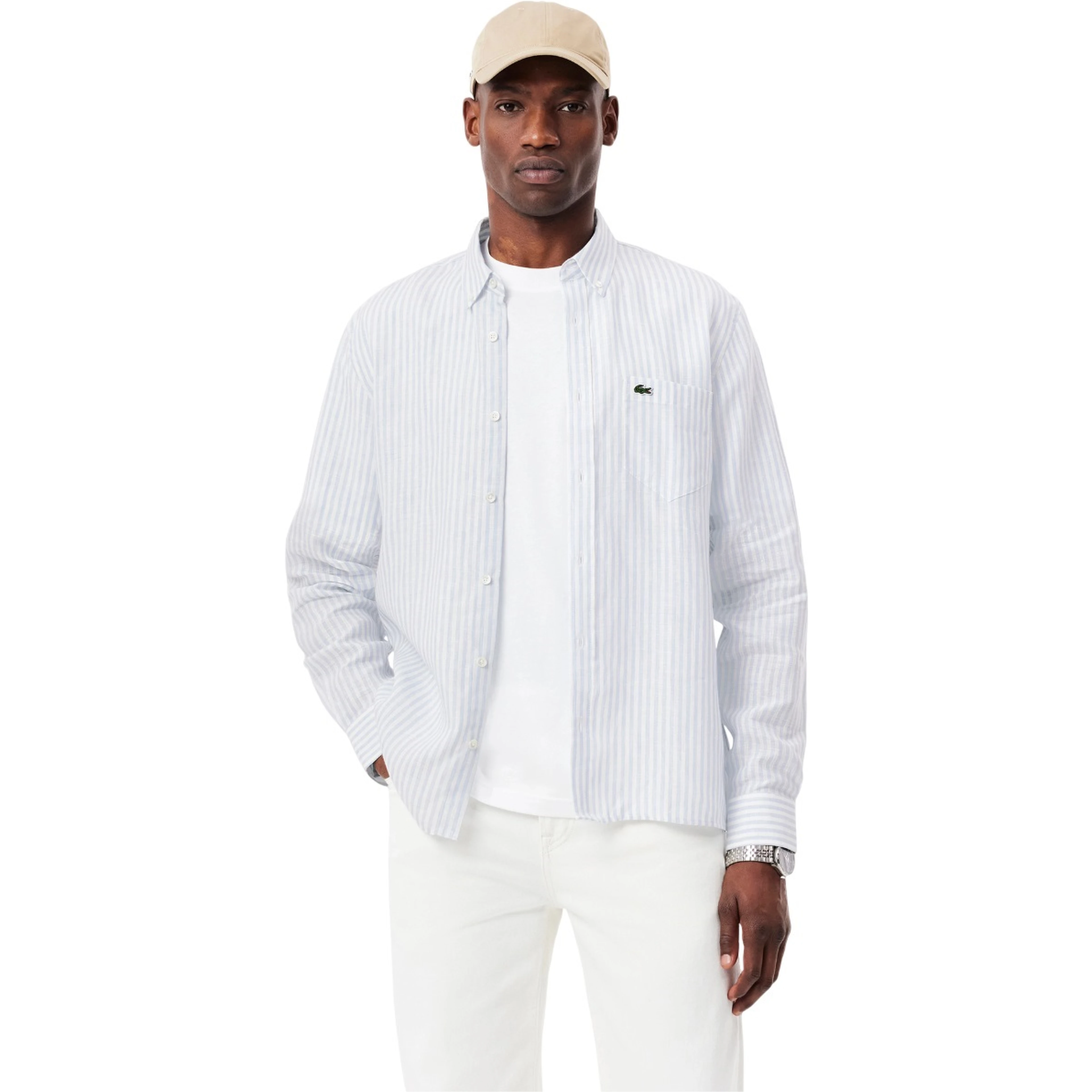 Lacoste Shirts Clear Blue