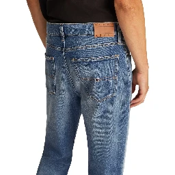 جينز تومي جينز أزرق