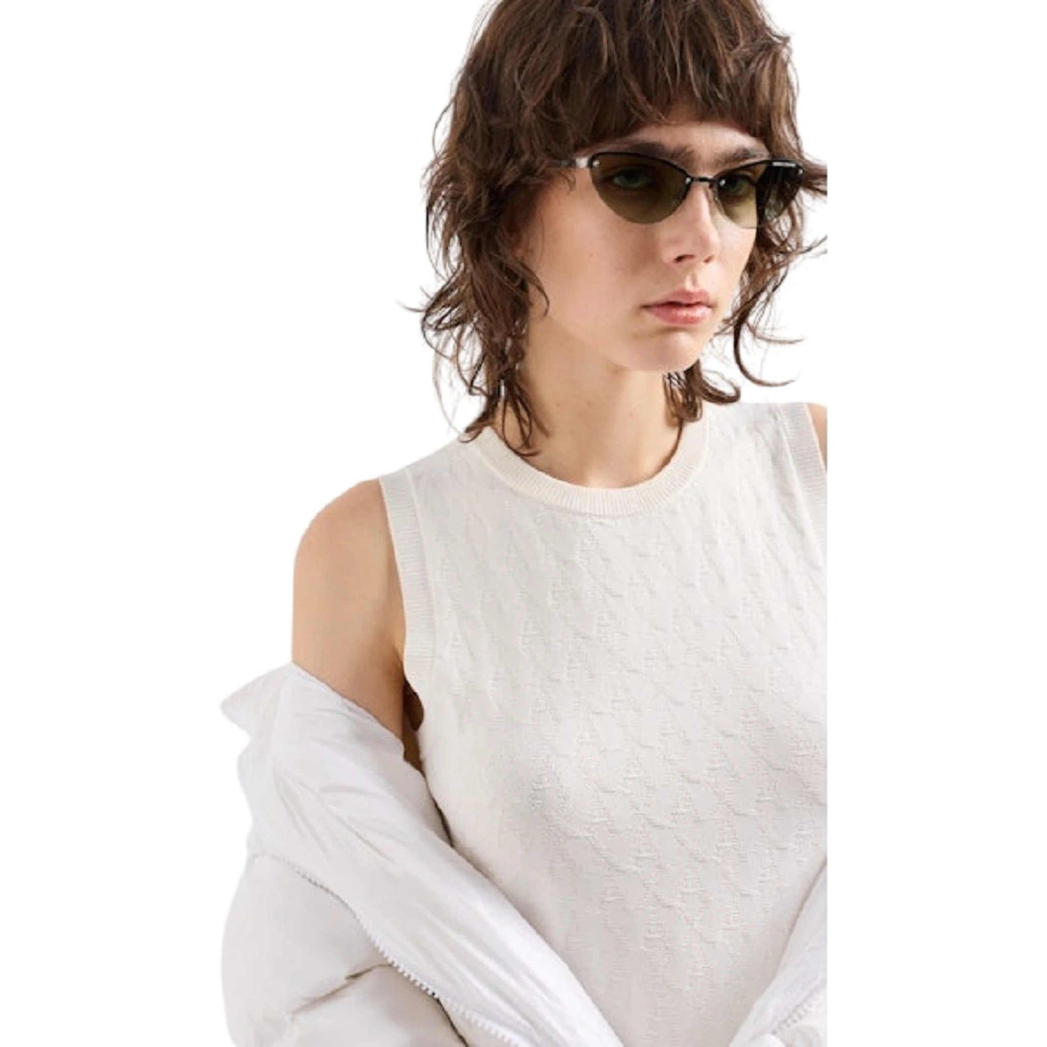 ARMANI EXCHANGE Dresses White