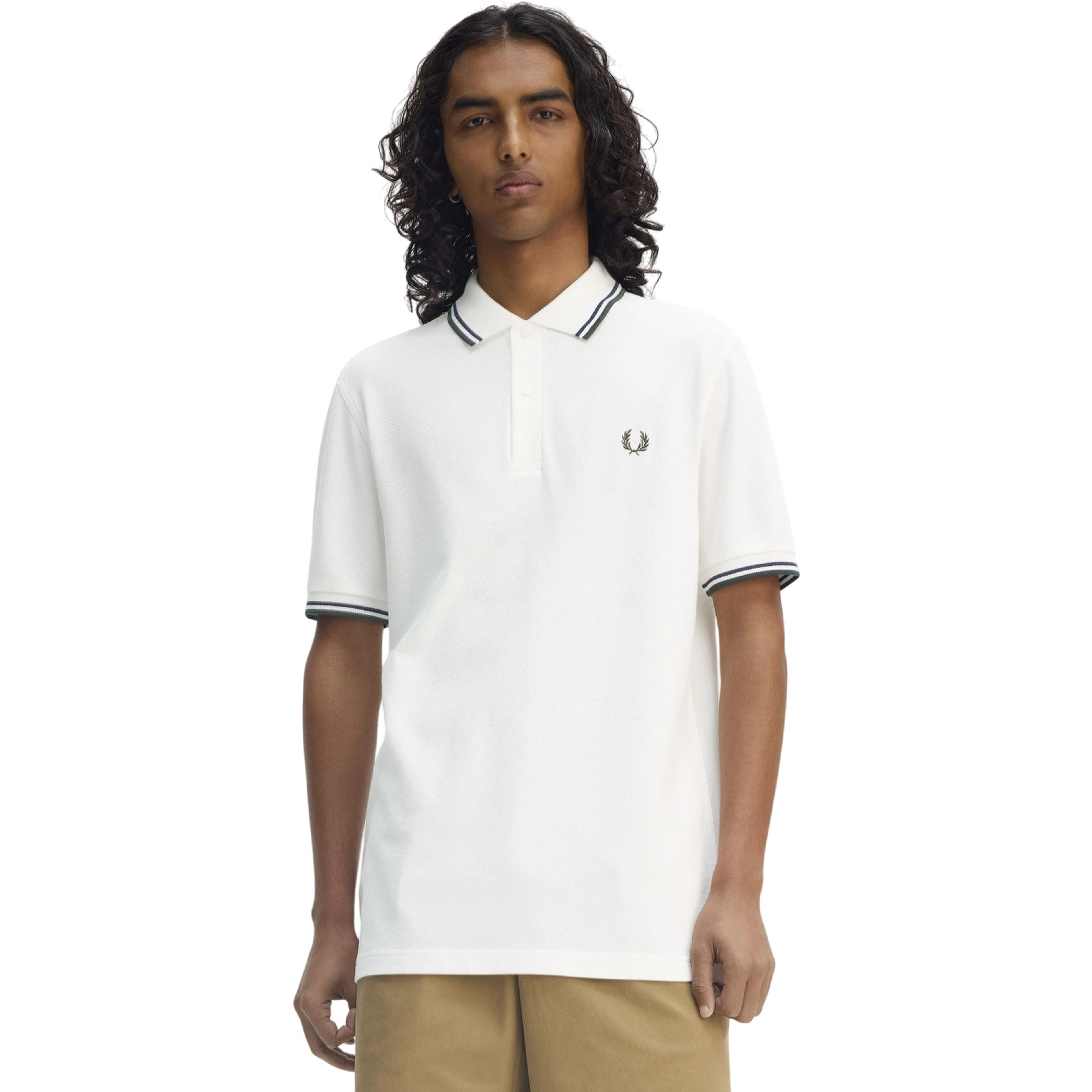 Fred Perry T-shirts and Polos White