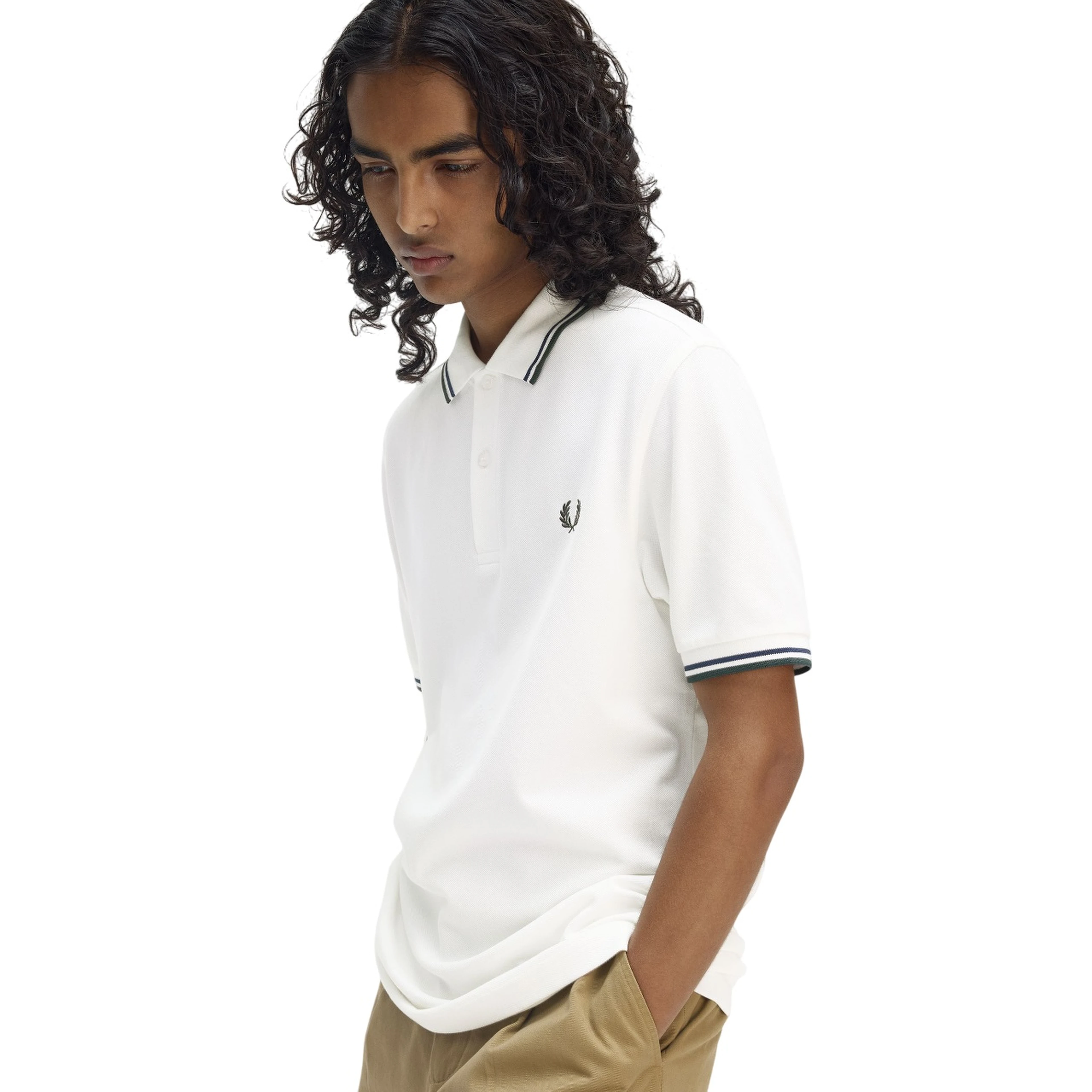 Fred Perry T-shirts and Polos White