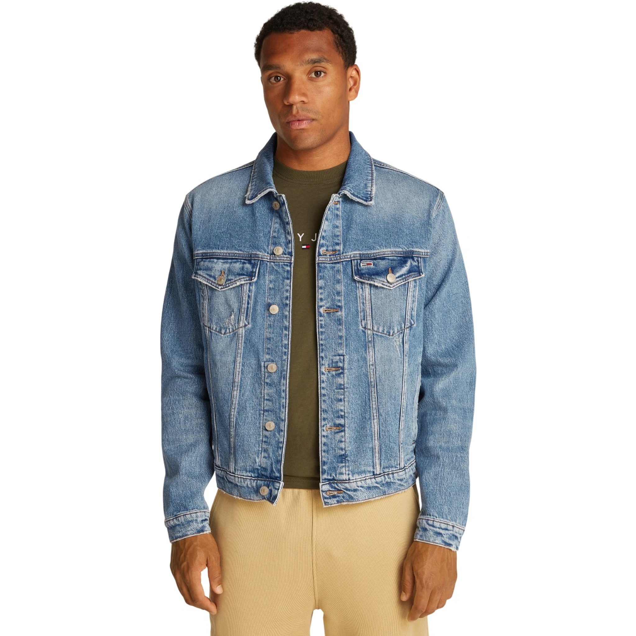 TOMMY JEANS Coats Blue