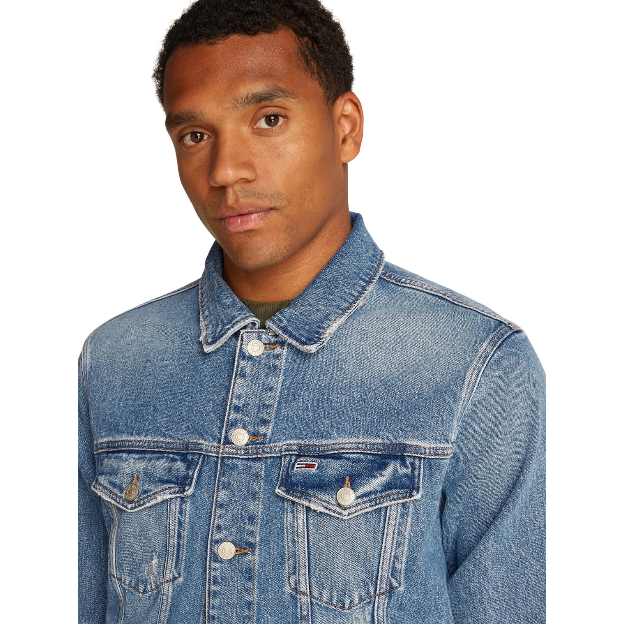 TOMMY JEANS Coats Blue