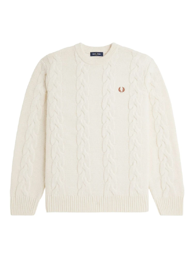 Fred Perry Sweaters Cream