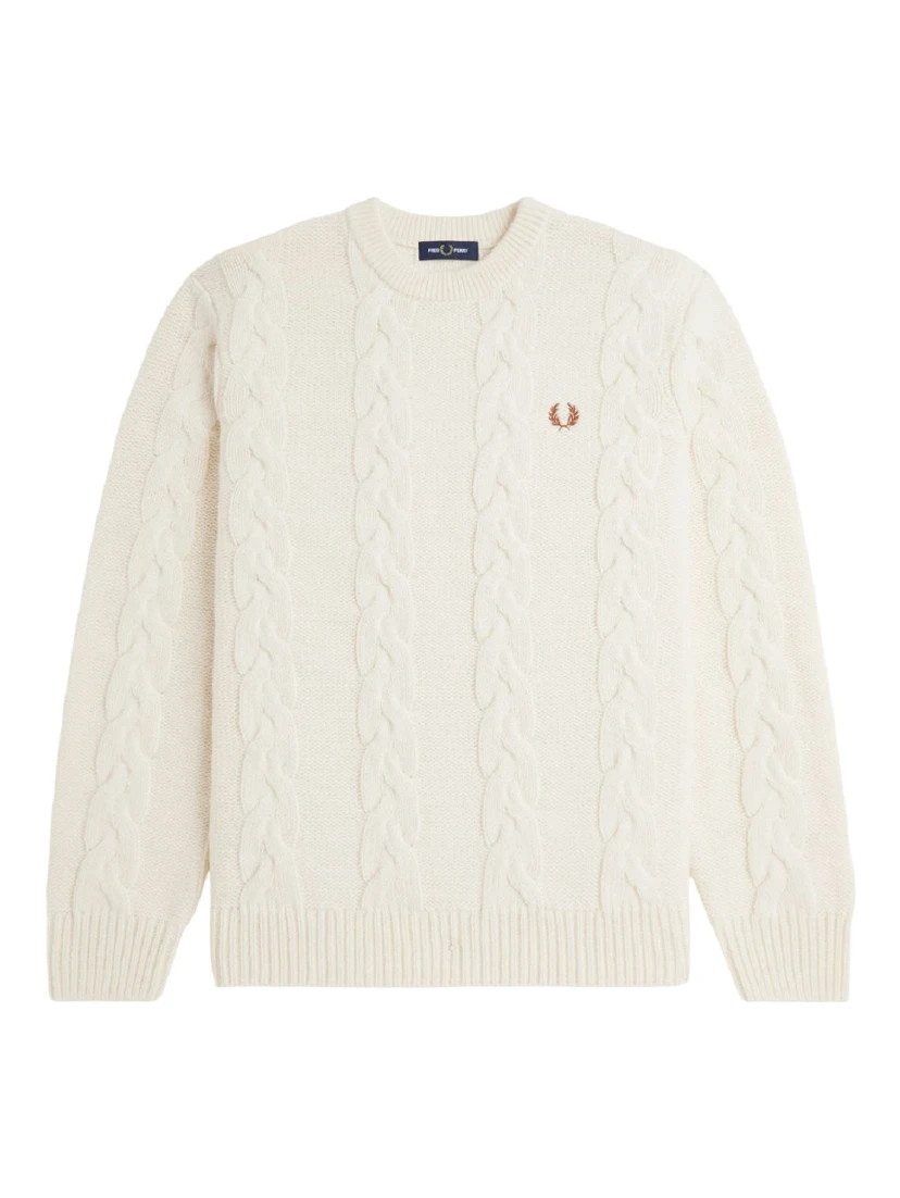 Fred Perry Sweaters Cream