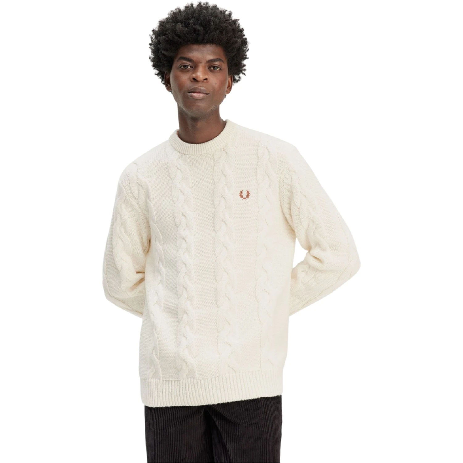 Fred Perry Sweaters Cream