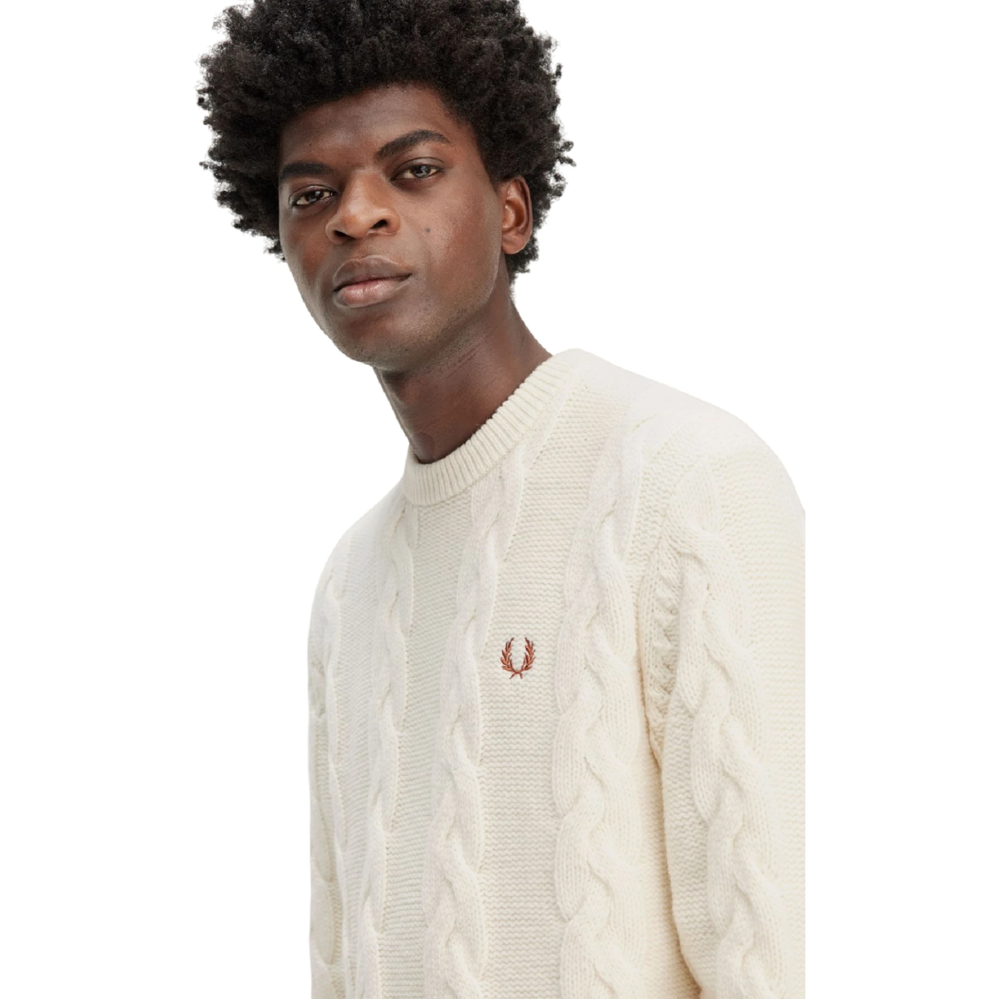 Fred Perry Sweaters Cream