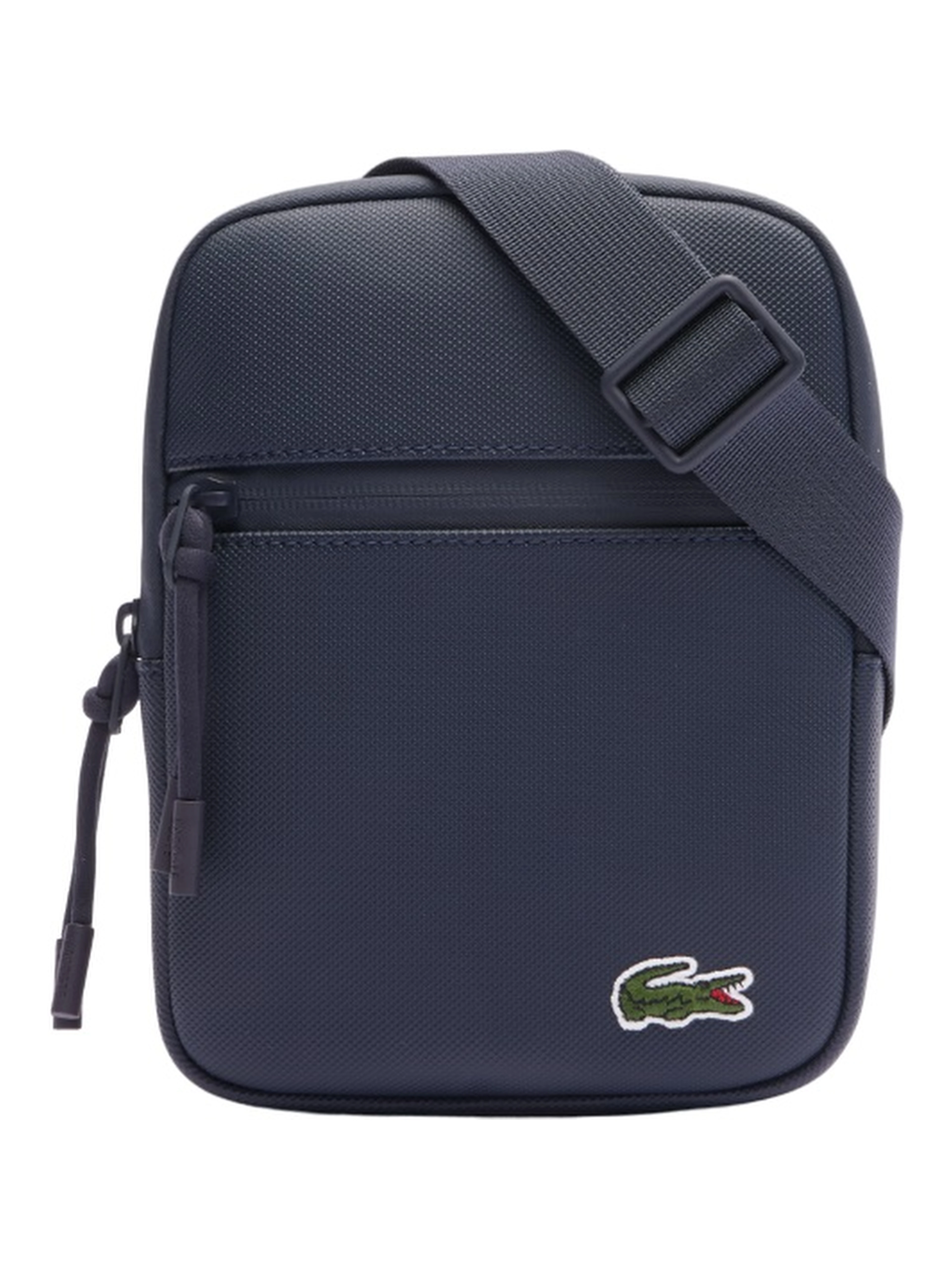 LCST coated canvas small flat crossbody bag